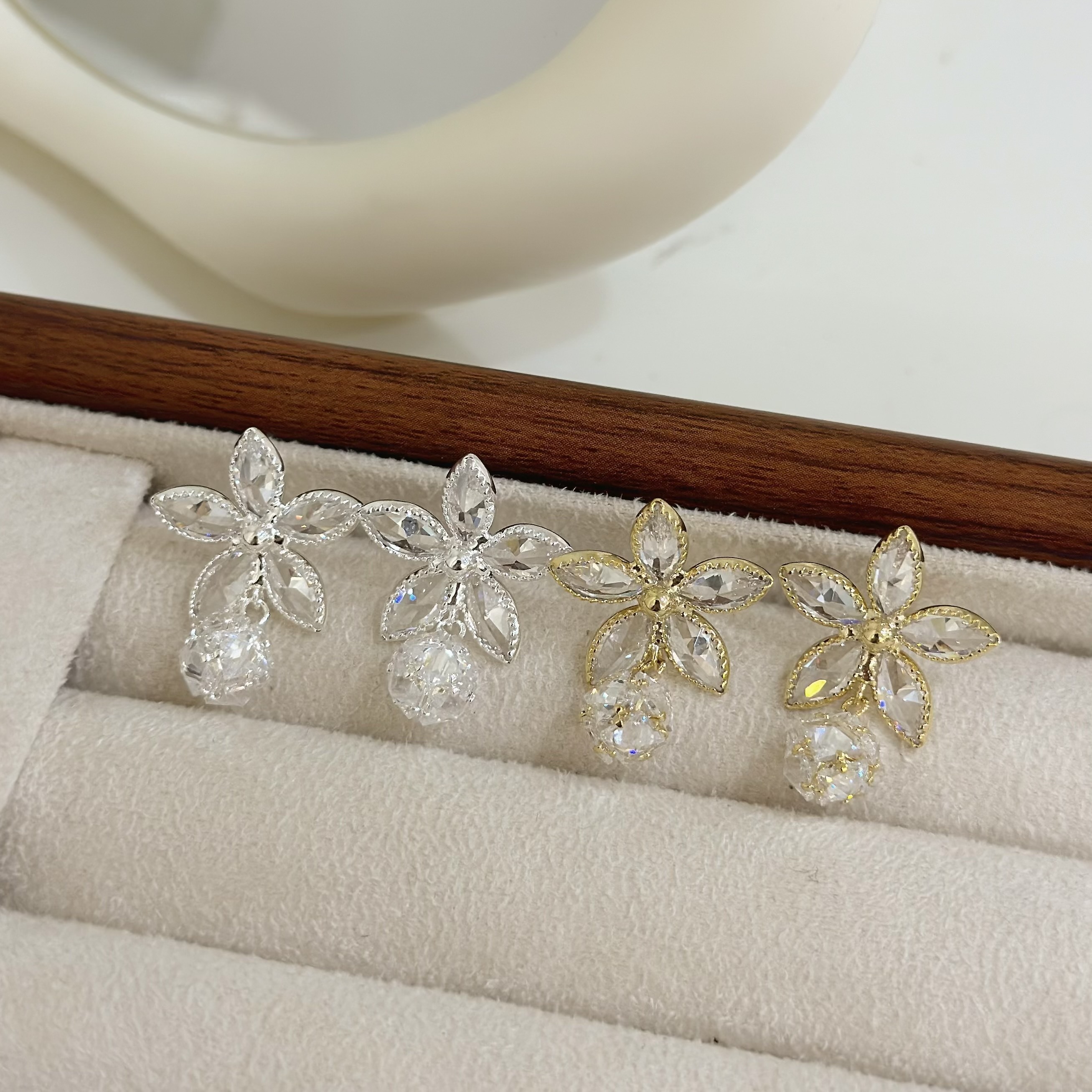 B339水晶花朵鑽球垂吊