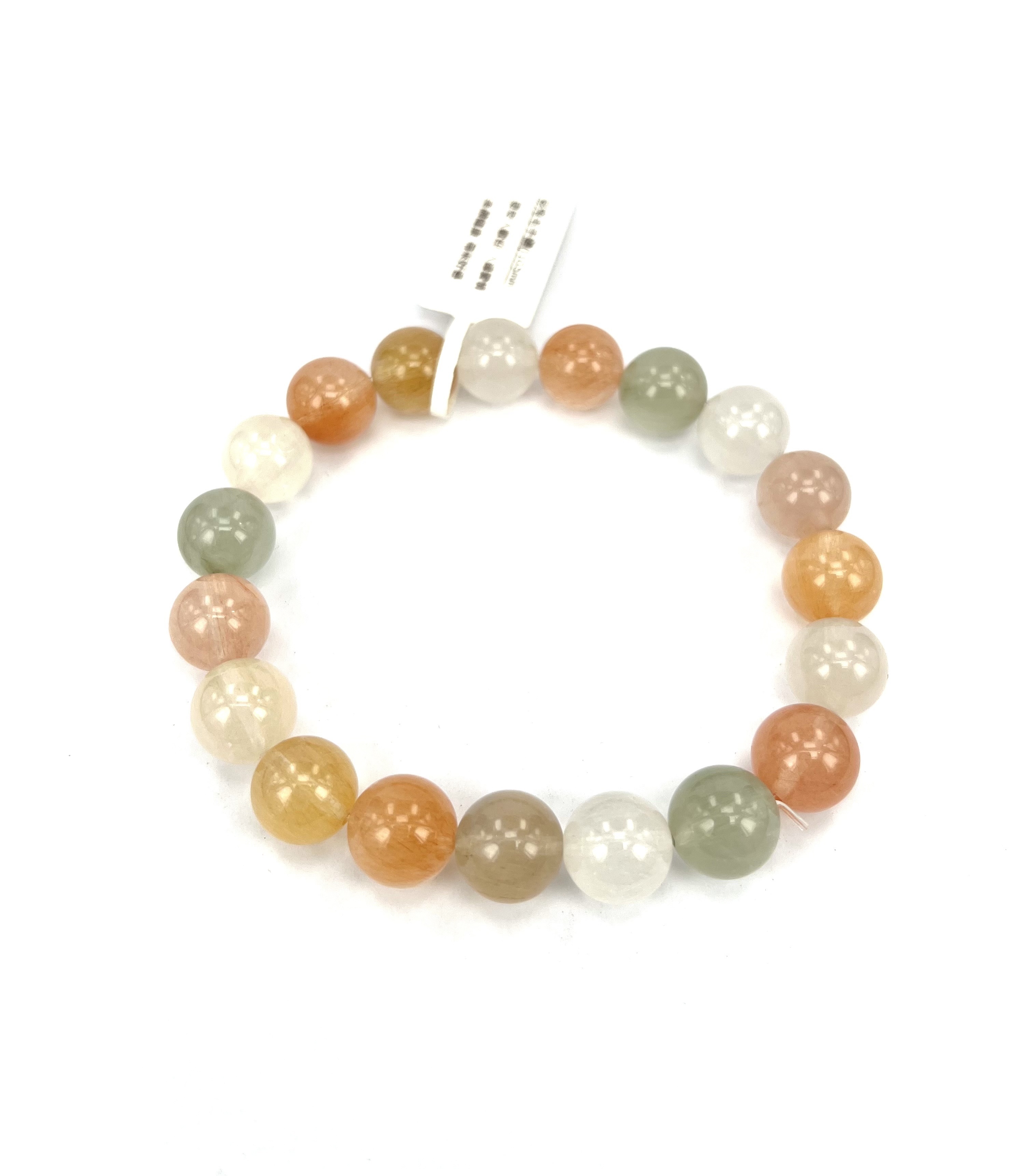 彩兔毛手鏈10.5mm (5098)