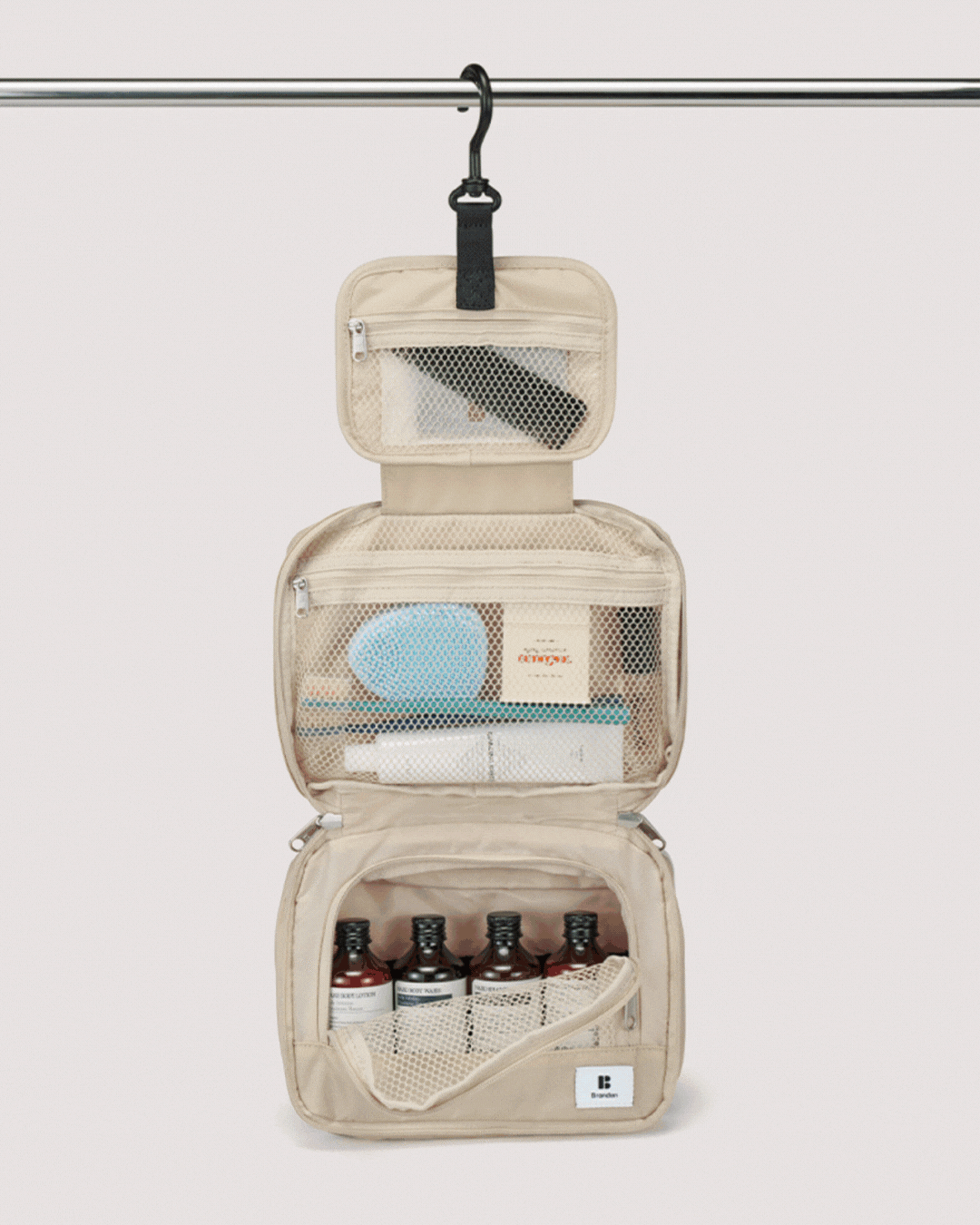 [Branden🇰🇷] 旅行✔️可懸掛✔️可擴展Wash bag｜Expandable Hanging Wash Bag