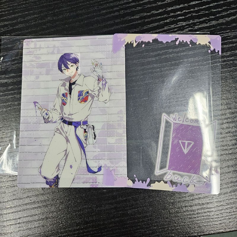 彩虹社 刀也 膠卡  set #YY16