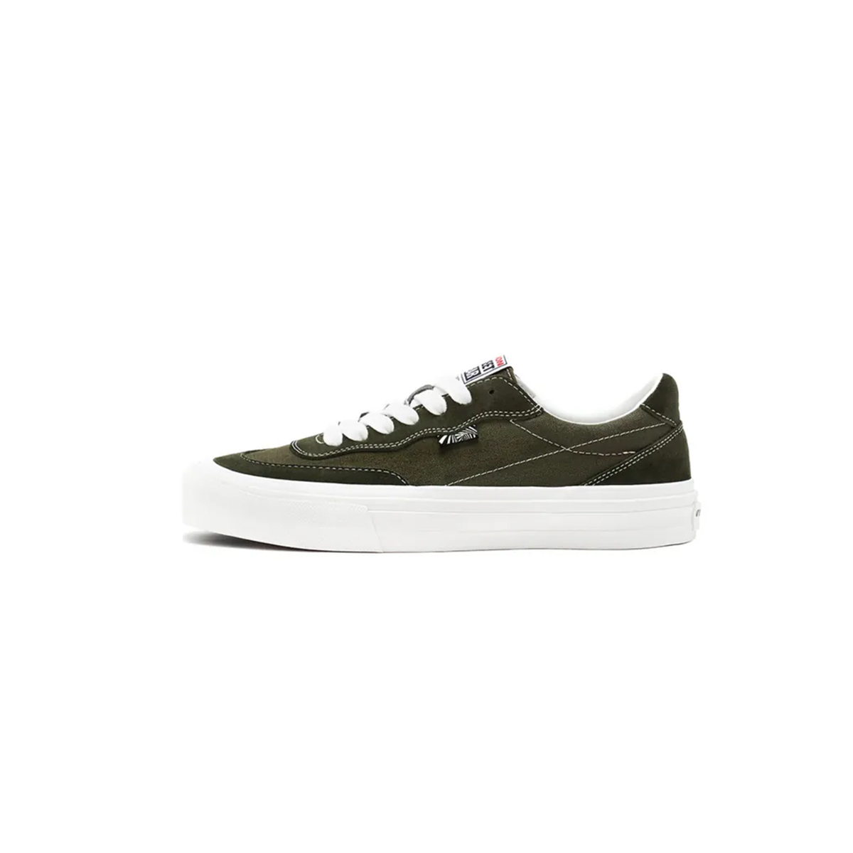 Vision Street Wear FLAT-TOP 復古街頭滑板鞋 軍綠