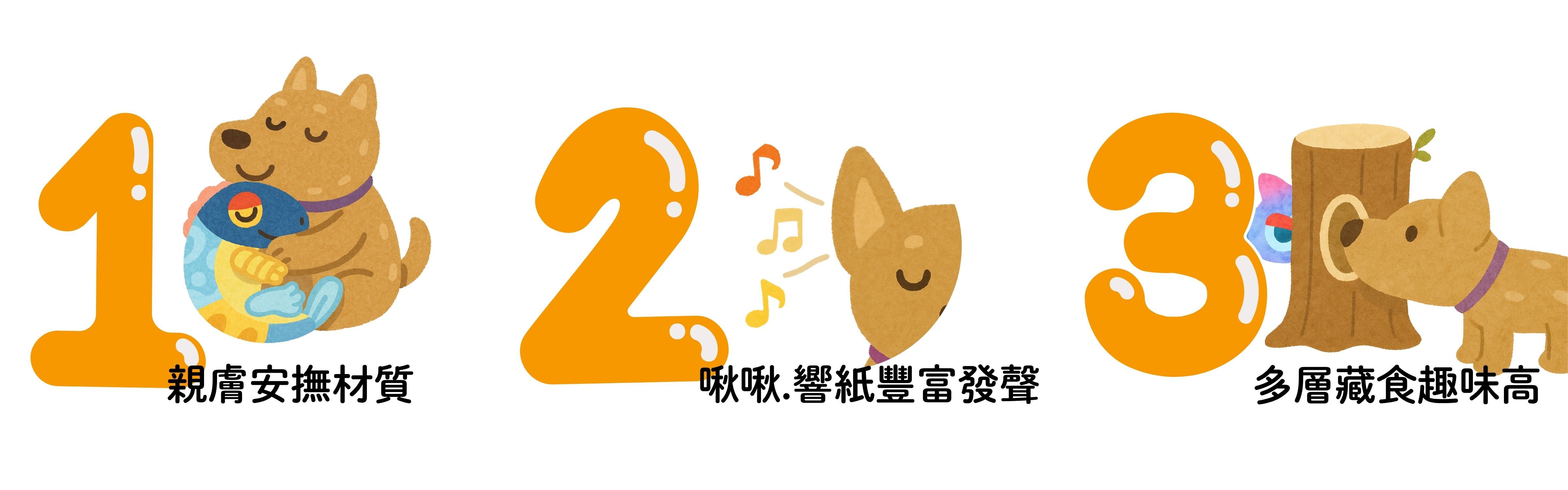 毛毛嘴BiteMao寵物玩具三種特色