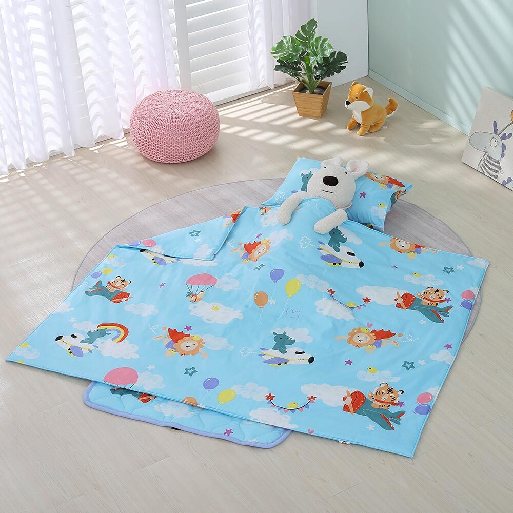 兒童抗菌防蹣三件式睡袋｜2311 飛雲之下