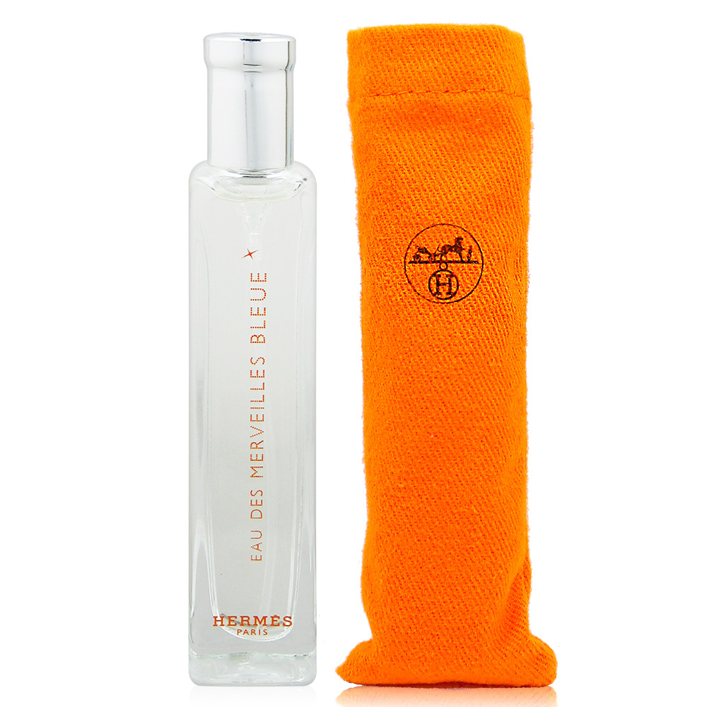 Hermes 愛馬仕 Eau Des Merveillies Bleue 橘采星光藍色限定版淡香水 EDT 15ml （附布套）