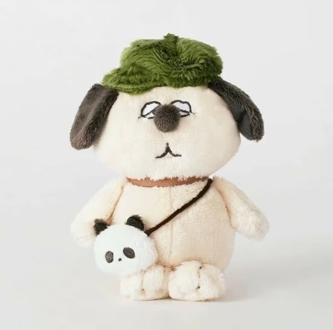 (現貨) PEANUTS 成都限定 熊貓歐拉夫 毛絨吊飾