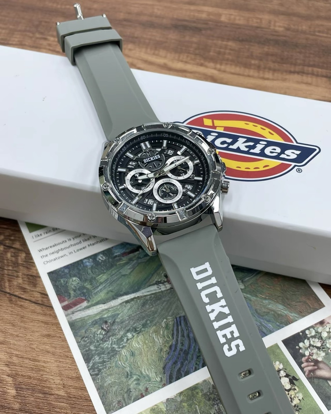 <限量代購>Dickies 銀河系列 石英機芯 三眼 鋼錶帶 手錶