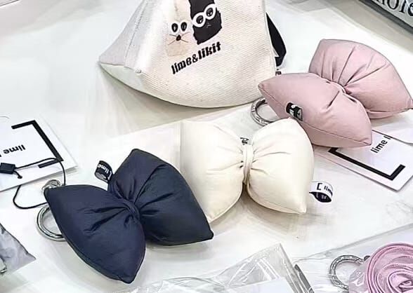 Lime Like - Dewy Ribbon Keyring *3色* (優惠碼不適用)