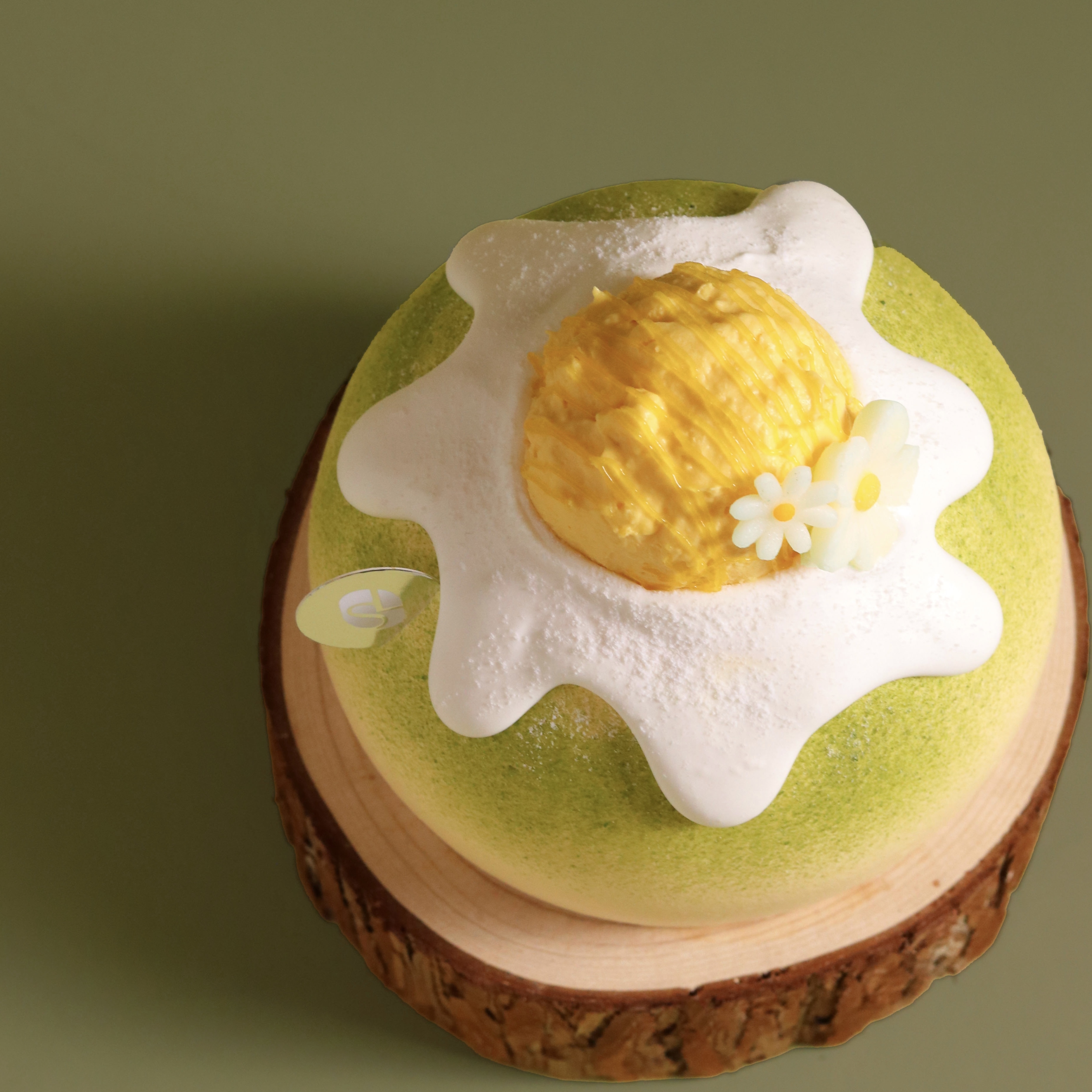 斑斕芒果糯米飯蛋糕