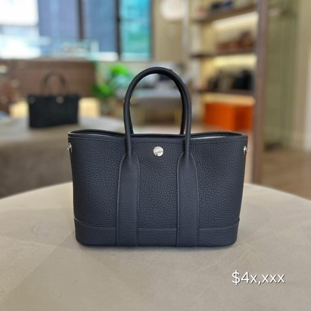 Hermes Garden party mini Negonda Leather Ardoise HK$4x,xxx (HK$2,000 立即落訂)