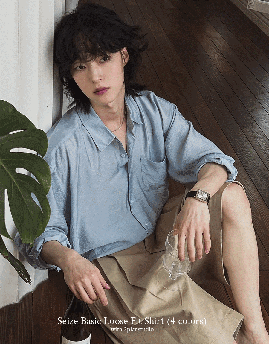 Says 基本款寬鬆襯衫