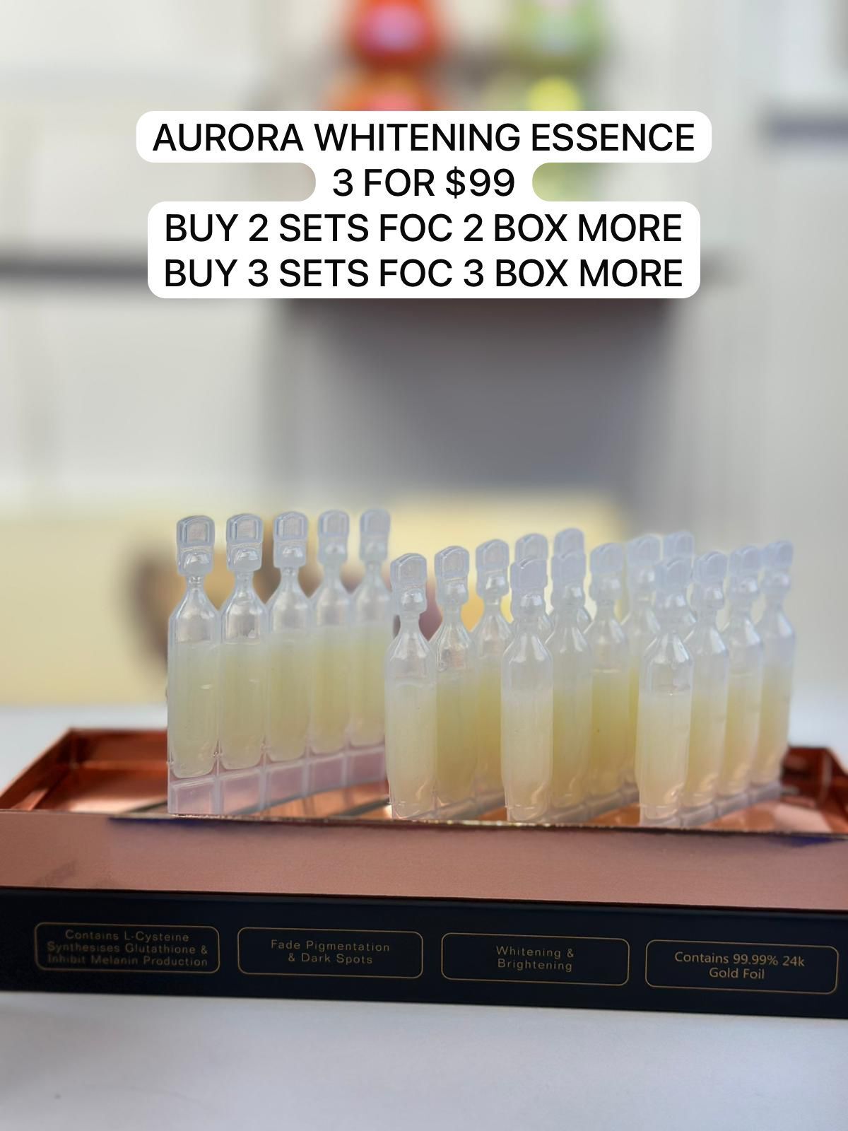 (3) AURORA WHITENING ESSENCE