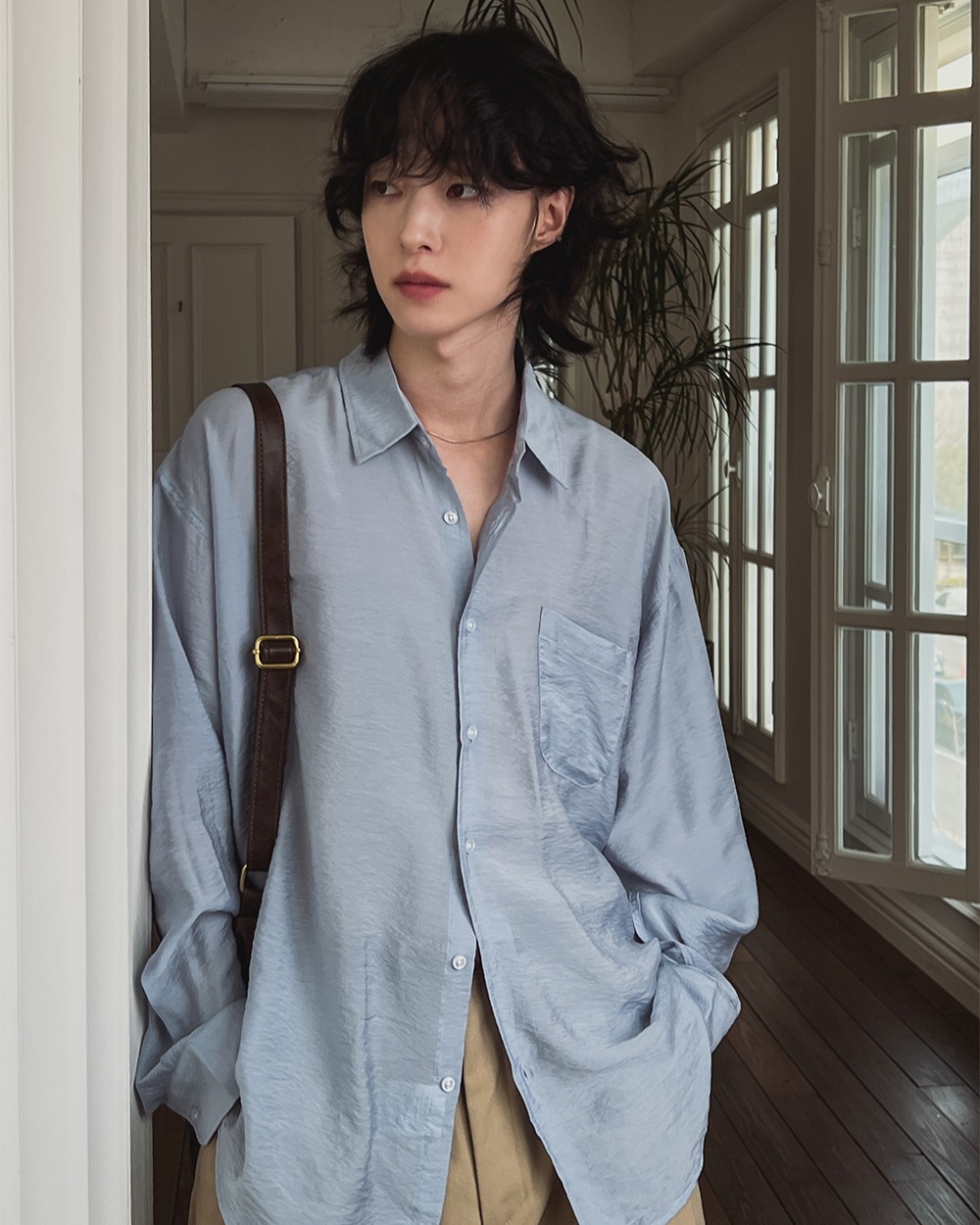 Says 基本款寬鬆襯衫