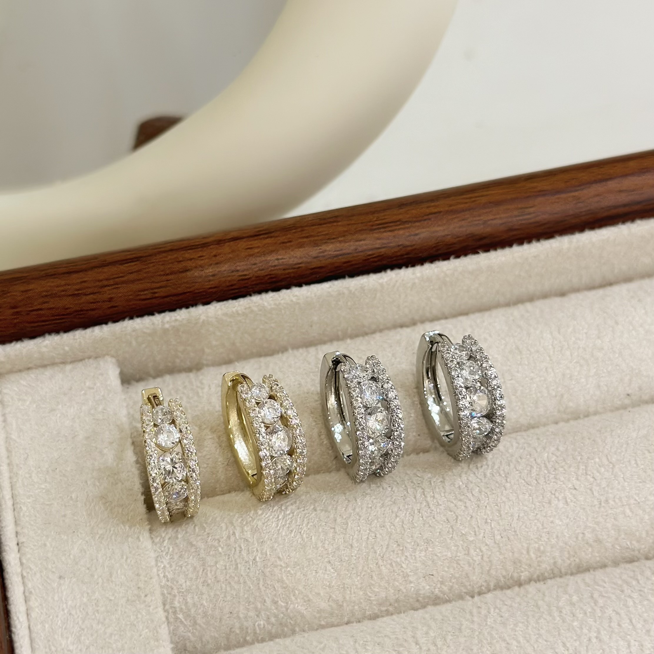 B397排鑽鋯石易扣