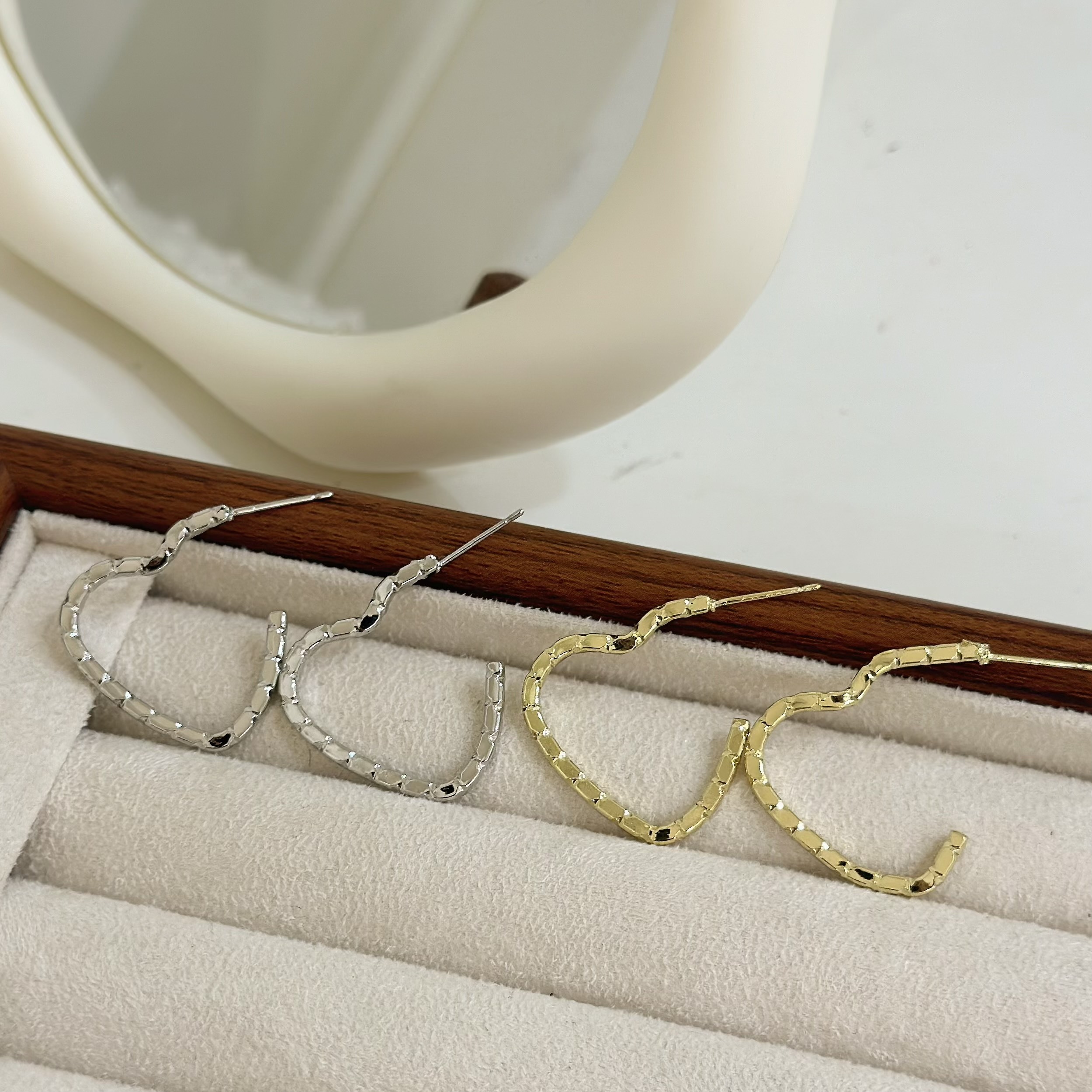 B403切割愛心C字圈