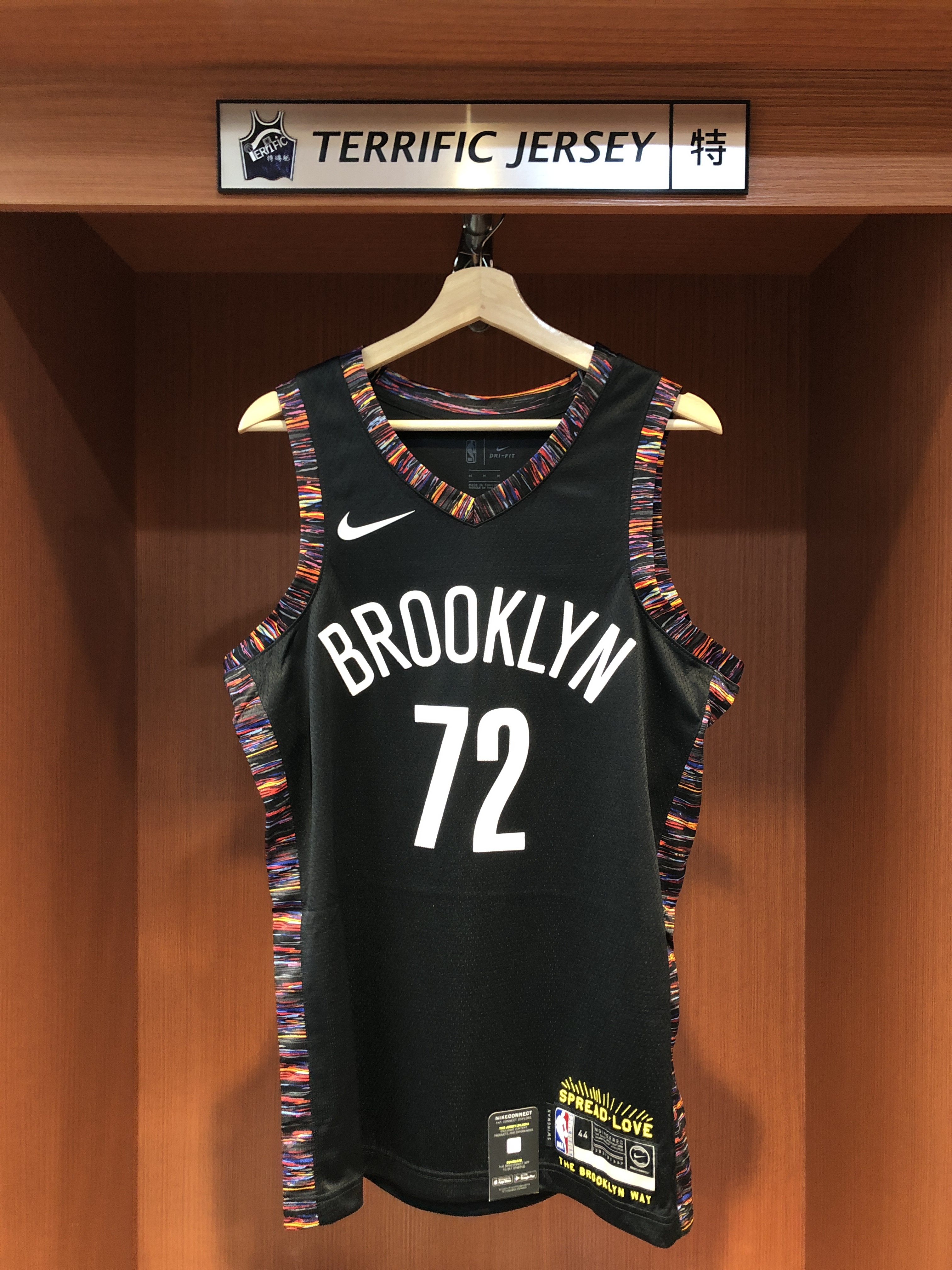 NBA球衣 Biggie 布魯克林籃網城市 黑 City Nike Swingman 球迷版 電繡 全新