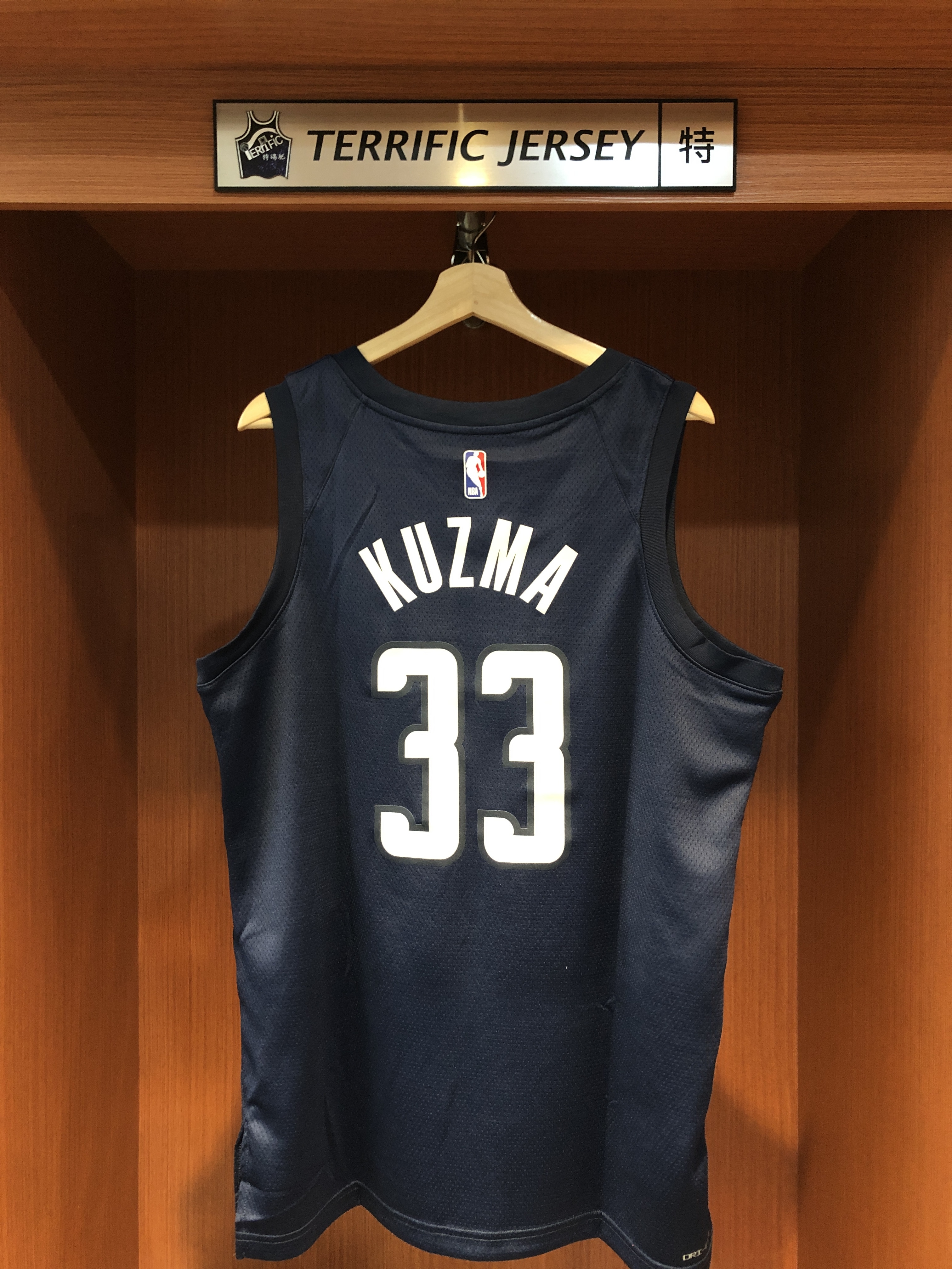 NBA球衣 Kyle Kuzma 華盛頓巫師深藍 Statement Jordan Nike Swingman 球迷版 熱轉印 全新