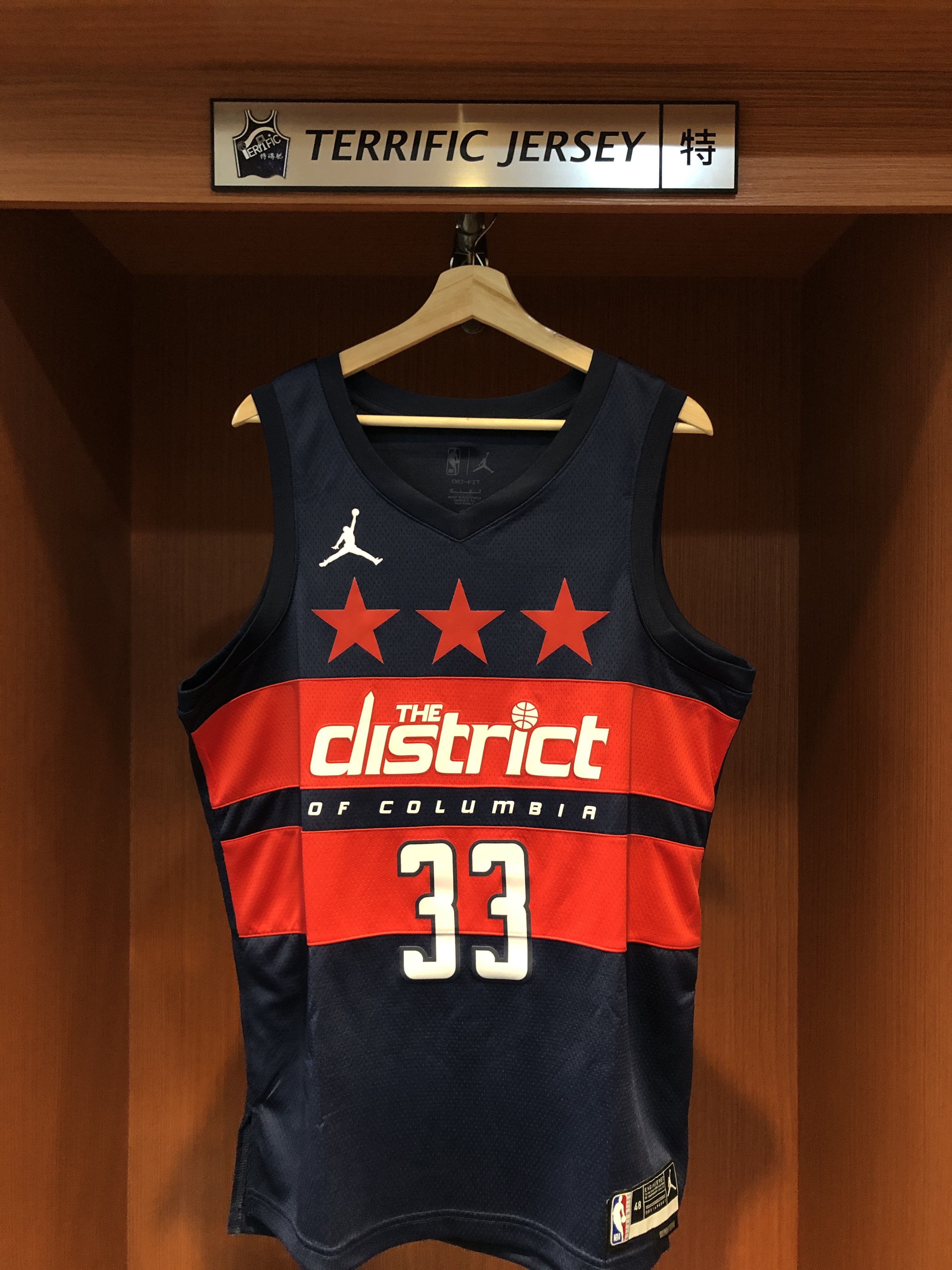 NBA球衣 Kyle Kuzma 華盛頓巫師深藍 Statement Jordan Nike Swingman 球迷版 熱轉印 全新