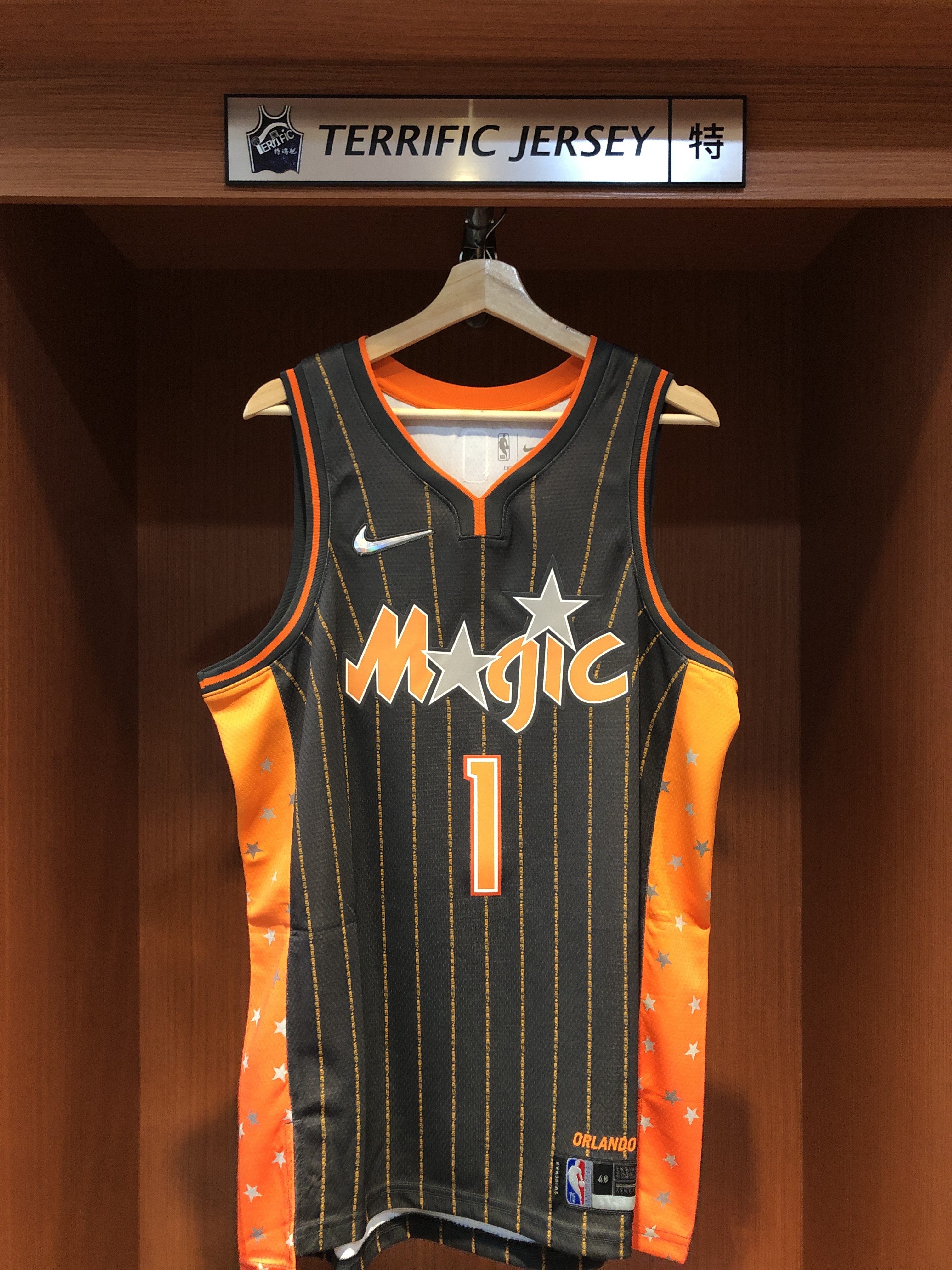 NBA球衣 Penny Hardaway 奧蘭多魔術城市 75周年 鑽石標 City Nike Swingman 球迷版 熱轉印 全新