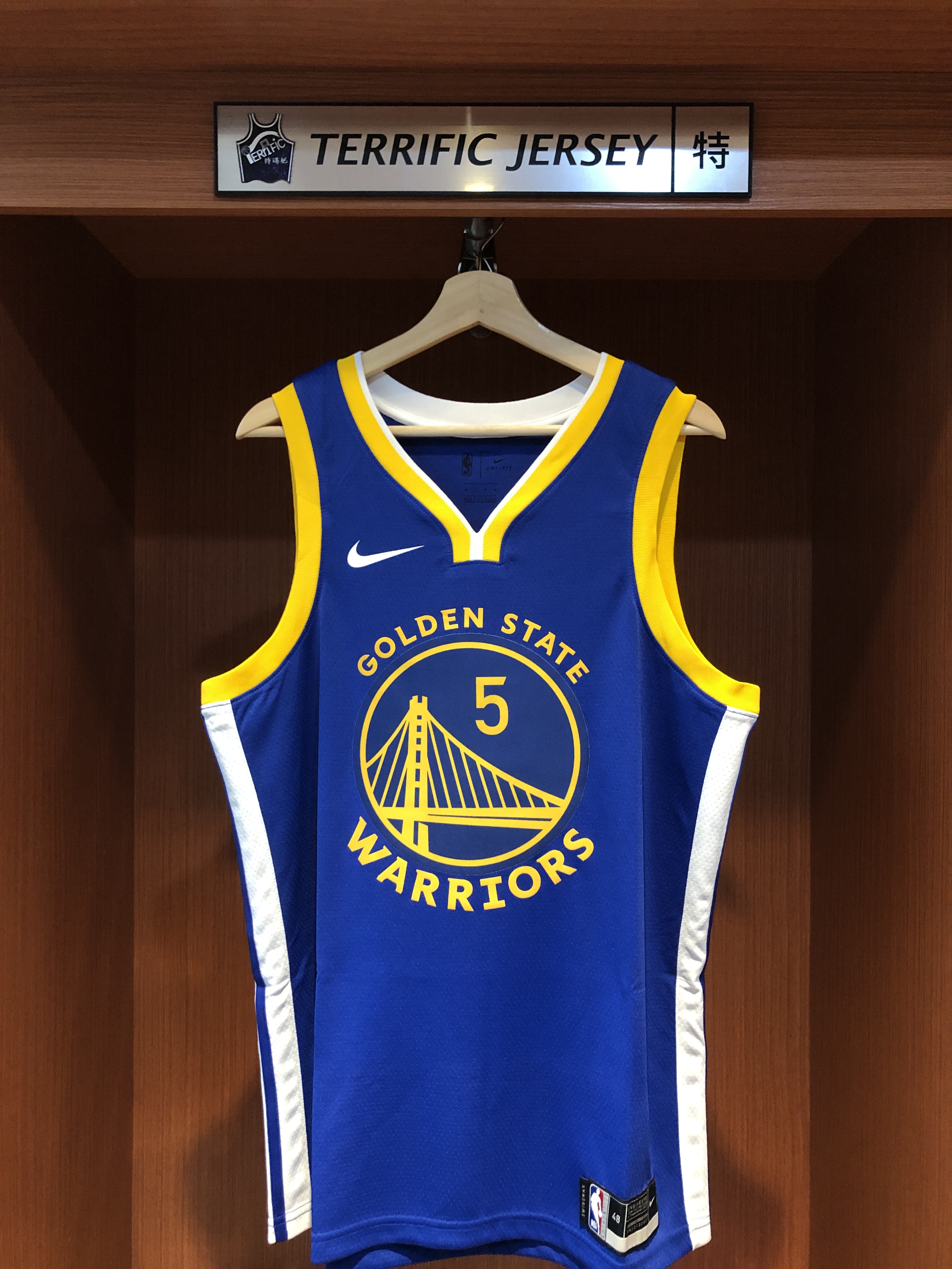 NBA球衣 Kevon Looney 金州勇士藍 Icon Nike Swingman 球迷版 熱轉印 全新