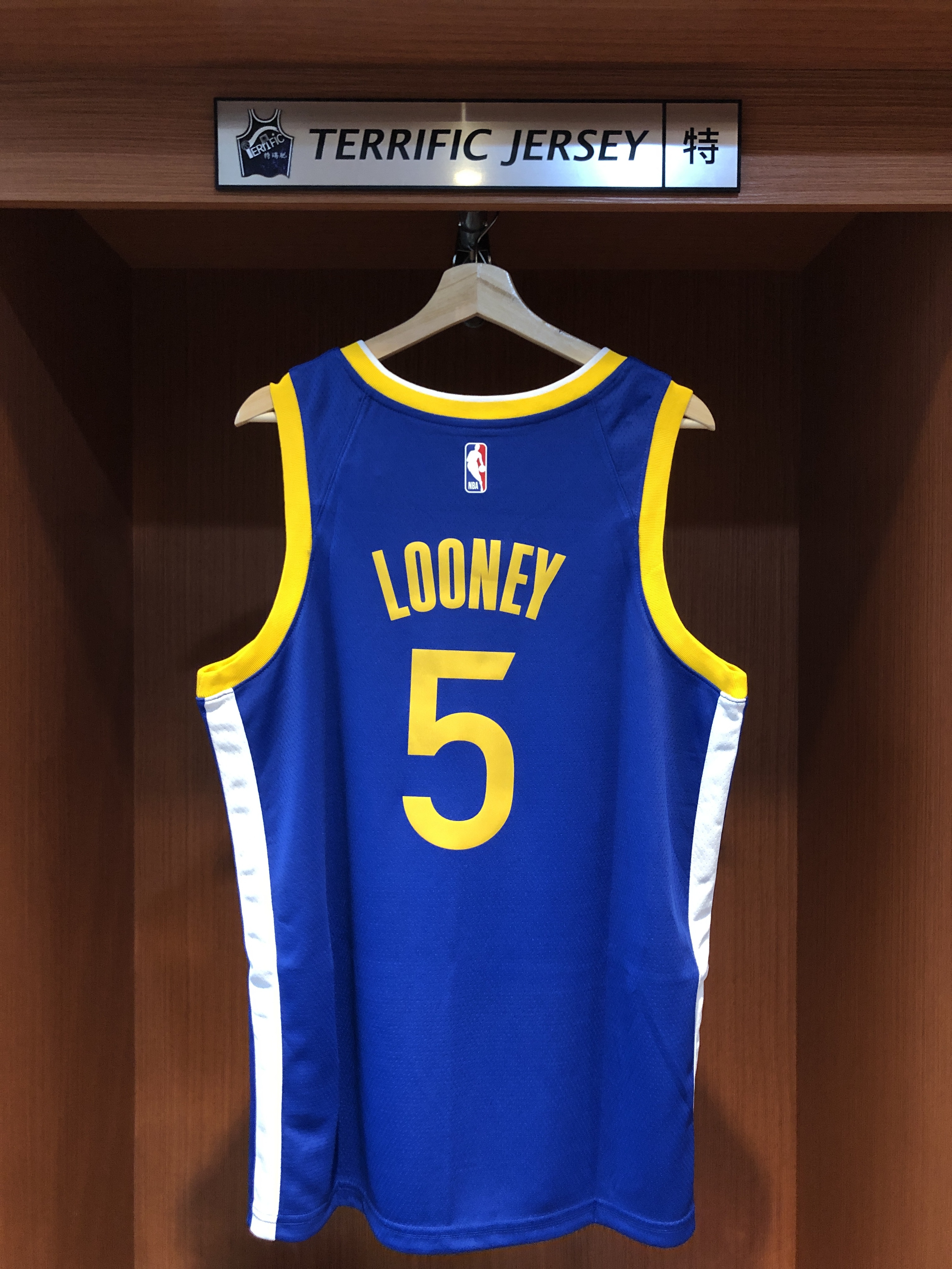 NBA球衣 Kevon Looney 金州勇士藍 Icon Nike Swingman 球迷版 熱轉印 全新