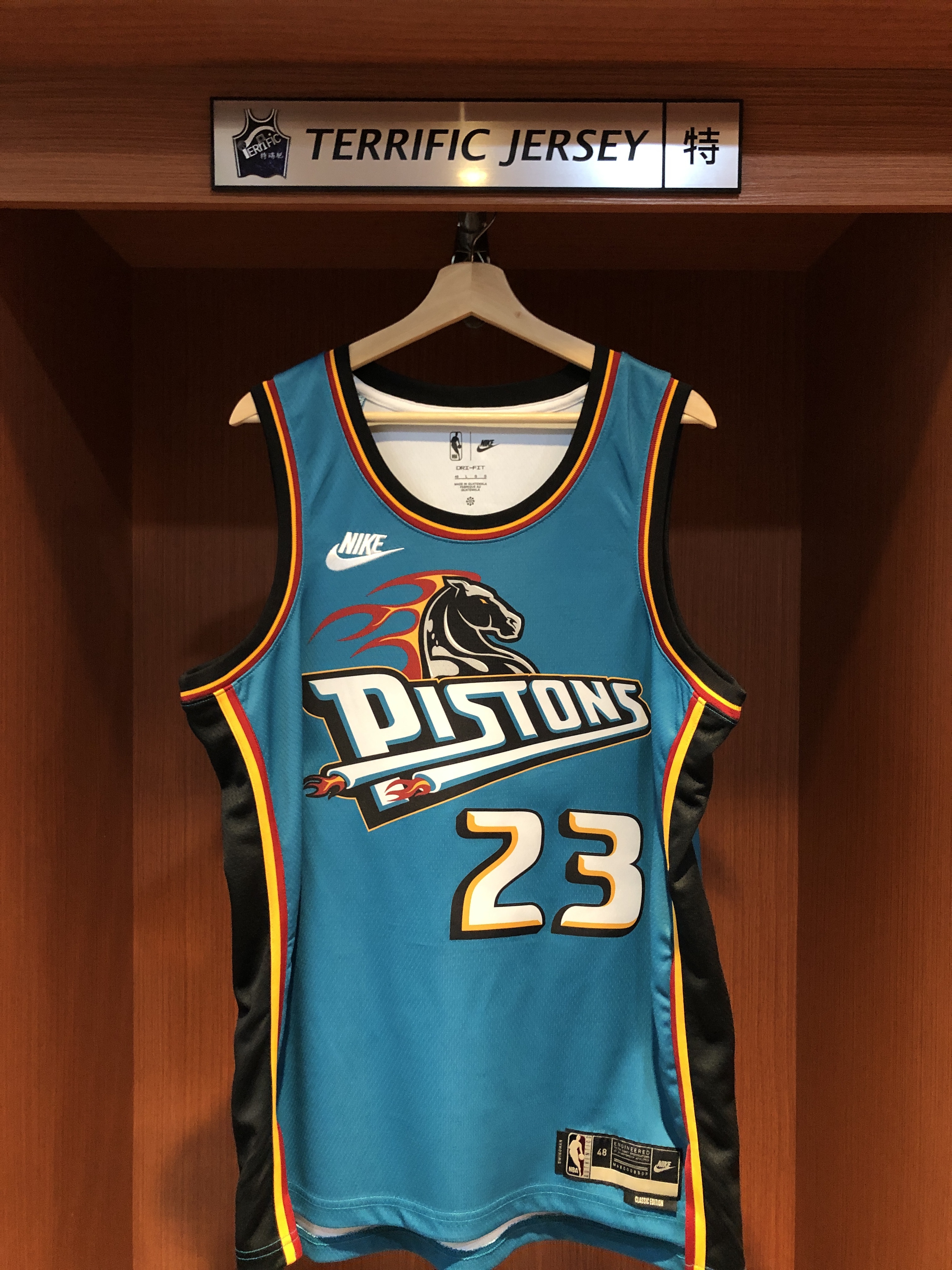 NBA球衣 Jaden Ivey 底特律活塞復古 綠馬頭 HWC Nike Swingman 球迷版 熱轉印 全新