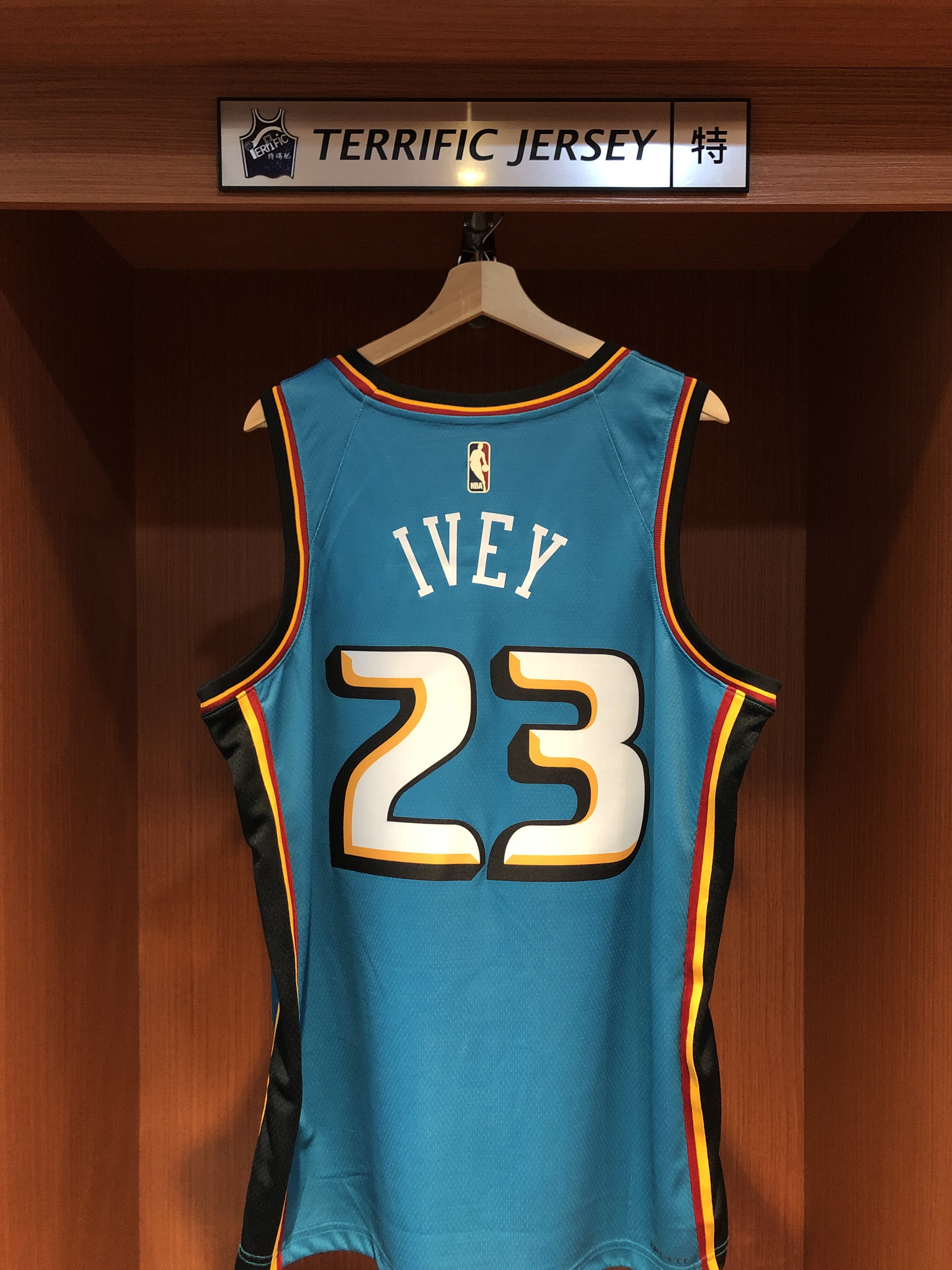 NBA球衣 Jaden Ivey 底特律活塞復古 綠馬頭 HWC Nike Swingman 球迷版 熱轉印 全新