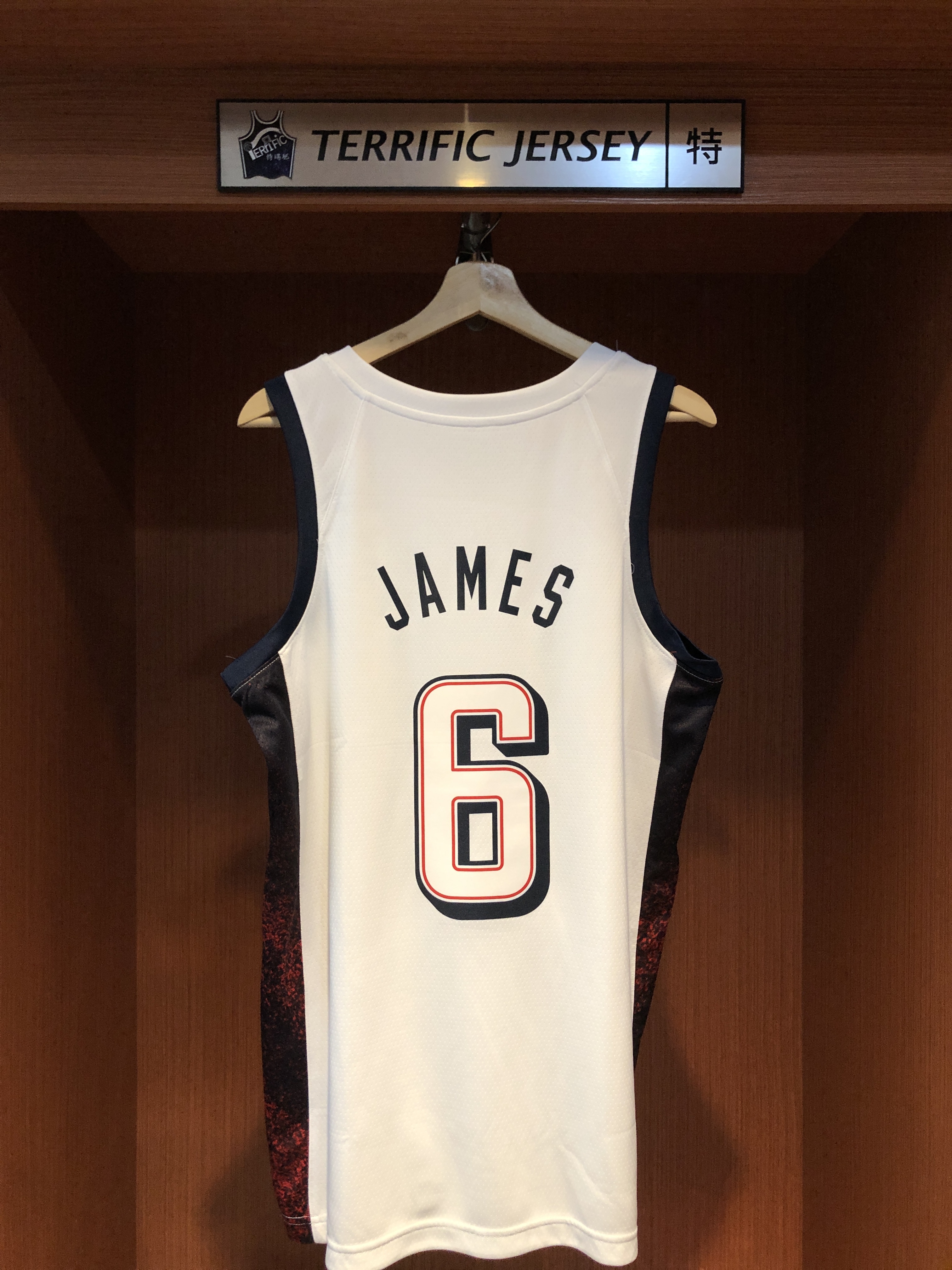 NBA球衣 Lebron James 巴黎奧運 美國隊 白 USA Nike Swingman 球迷版 熱轉印 全新