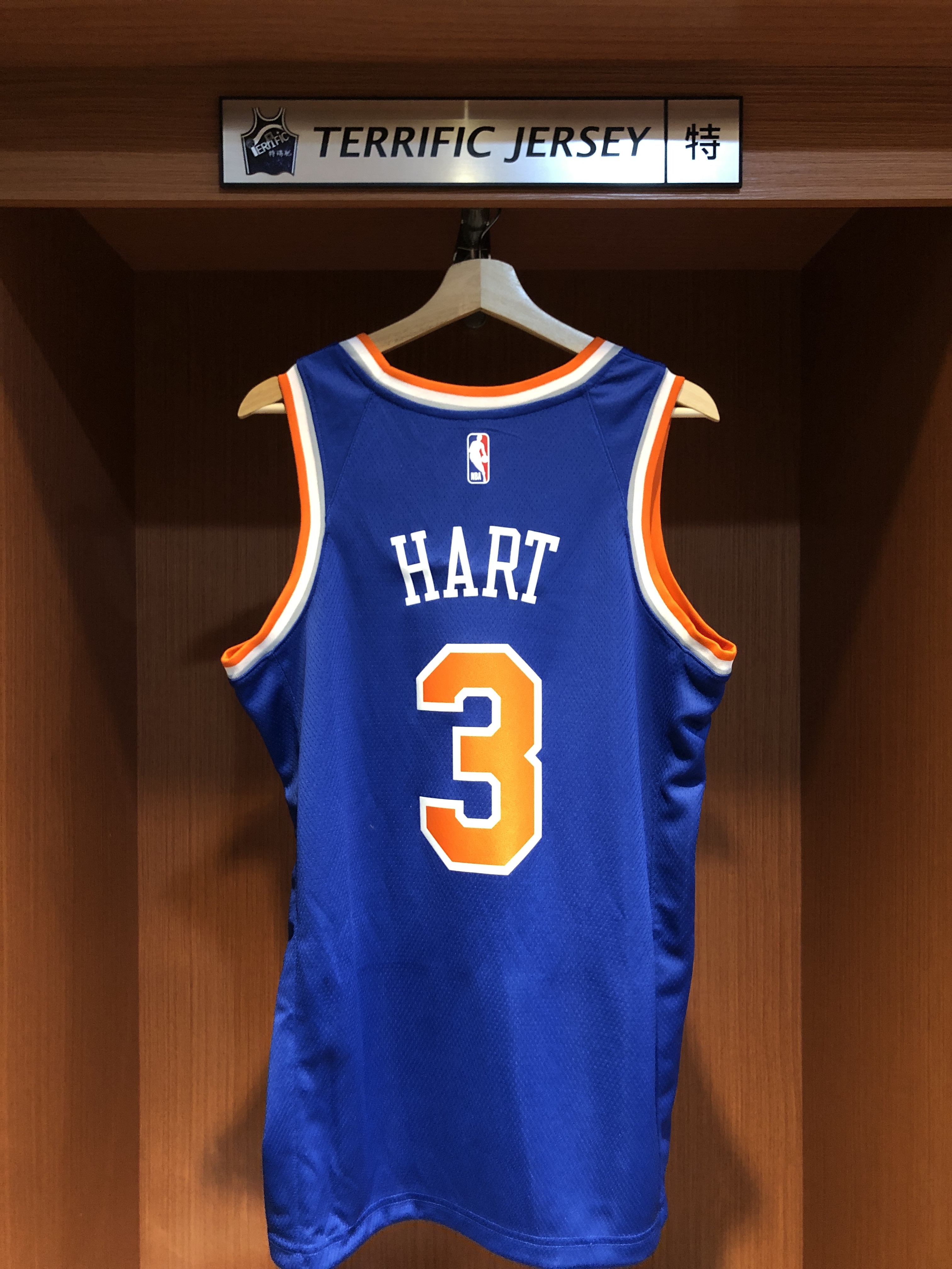 NBA球衣 Josh Hart 紐約尼克藍 Icon Nike Swingman 球迷版 熱轉印 全新