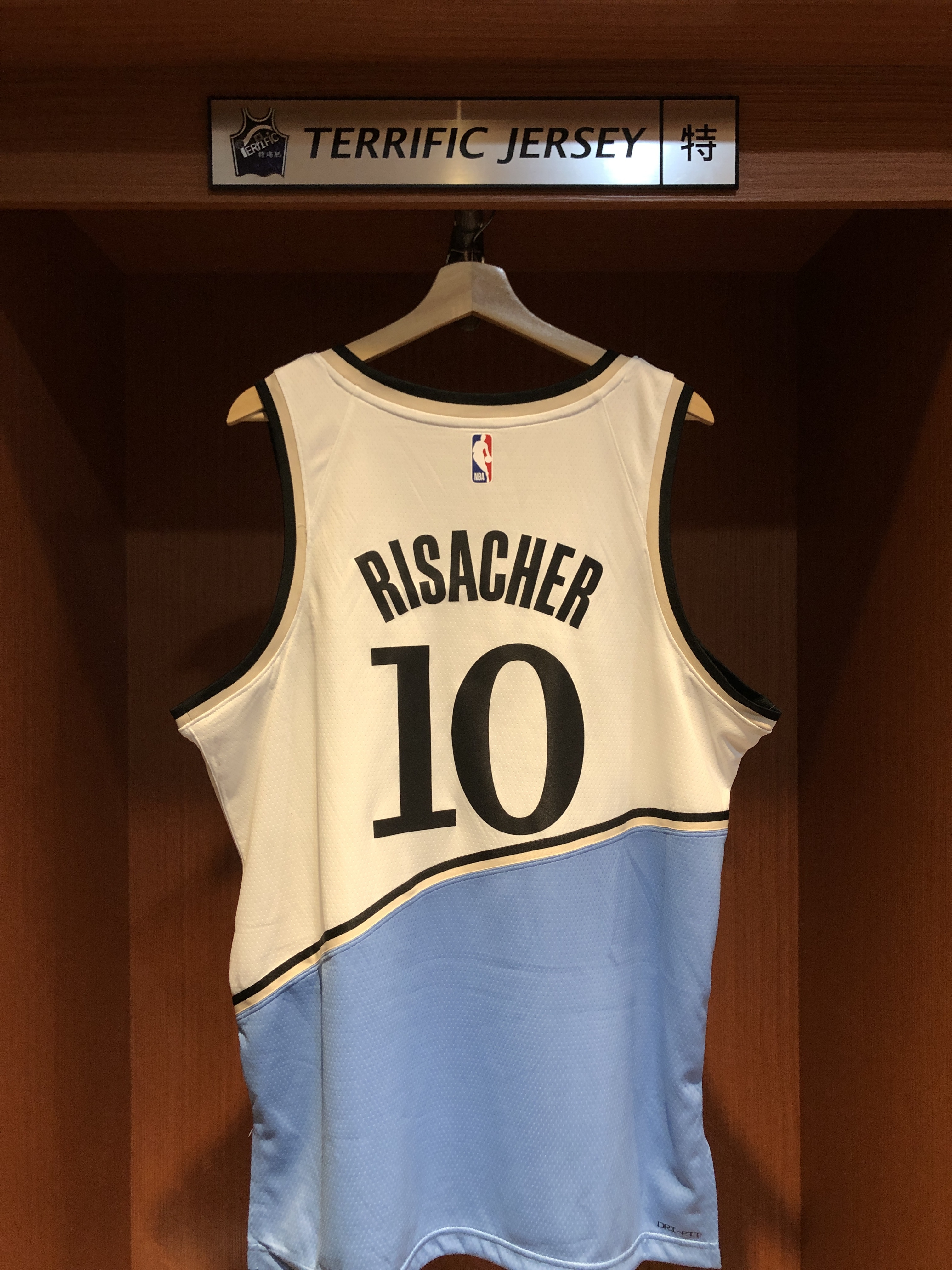 NBA球衣 Zaccharie Risacher 亞特蘭大老鷹城市 City Nike Swingman 球迷版 熱轉印 全新