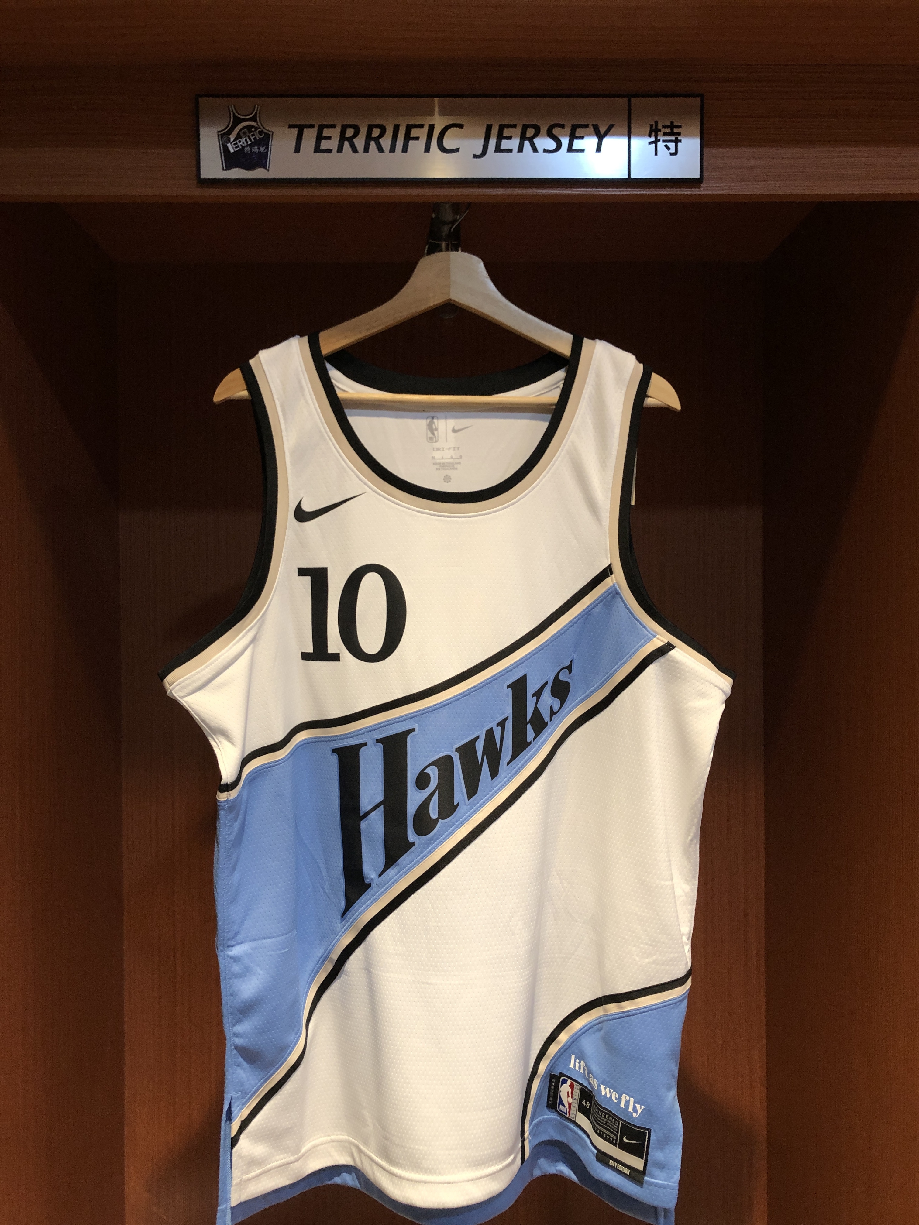 NBA球衣 Zaccharie Risacher 亞特蘭大老鷹城市 City Nike Swingman 球迷版 熱轉印 全新