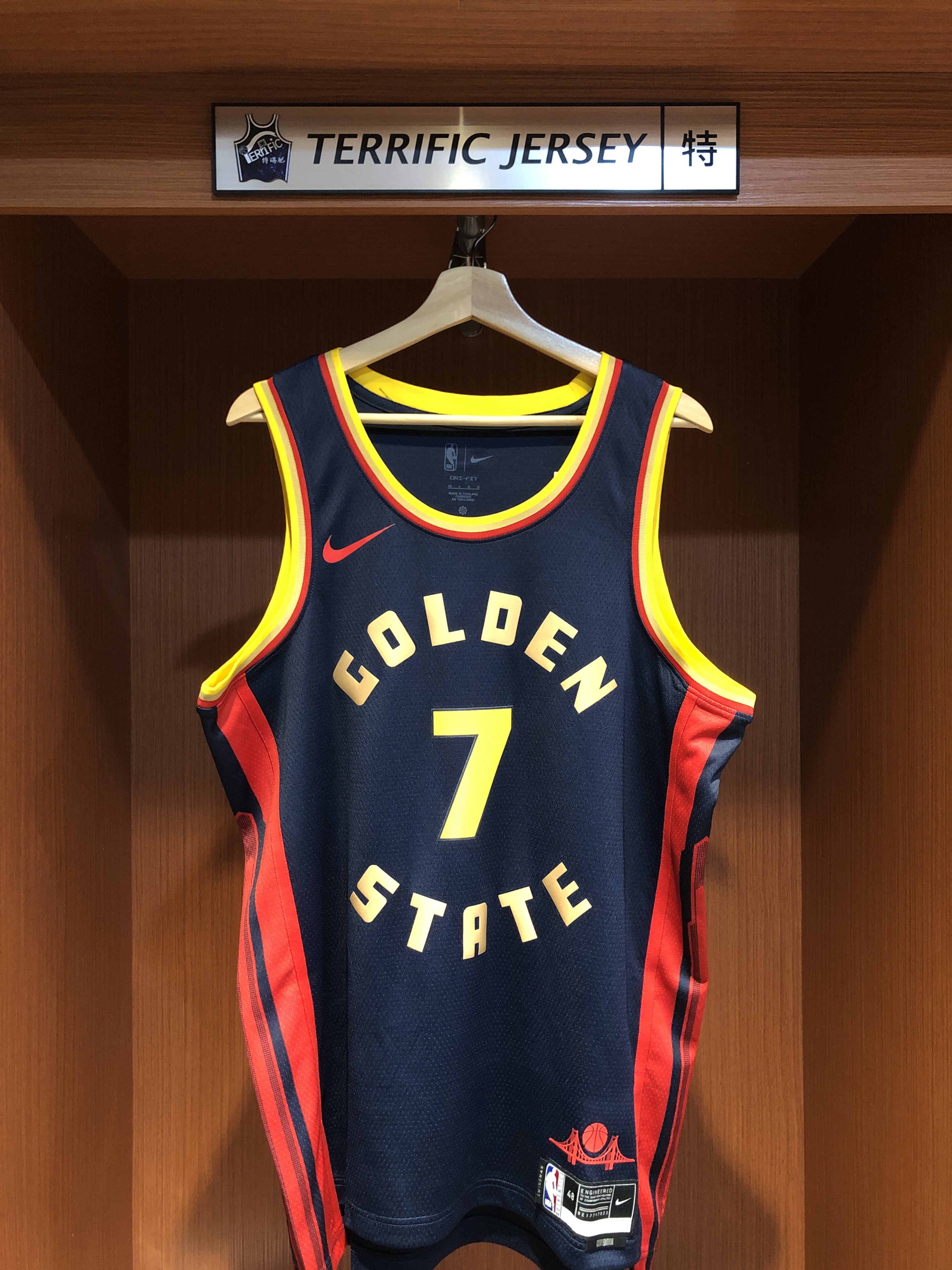 NBA球衣 Buddy Hield 金州勇士城市 City Nike Swingman 球迷版 熱轉印 全新