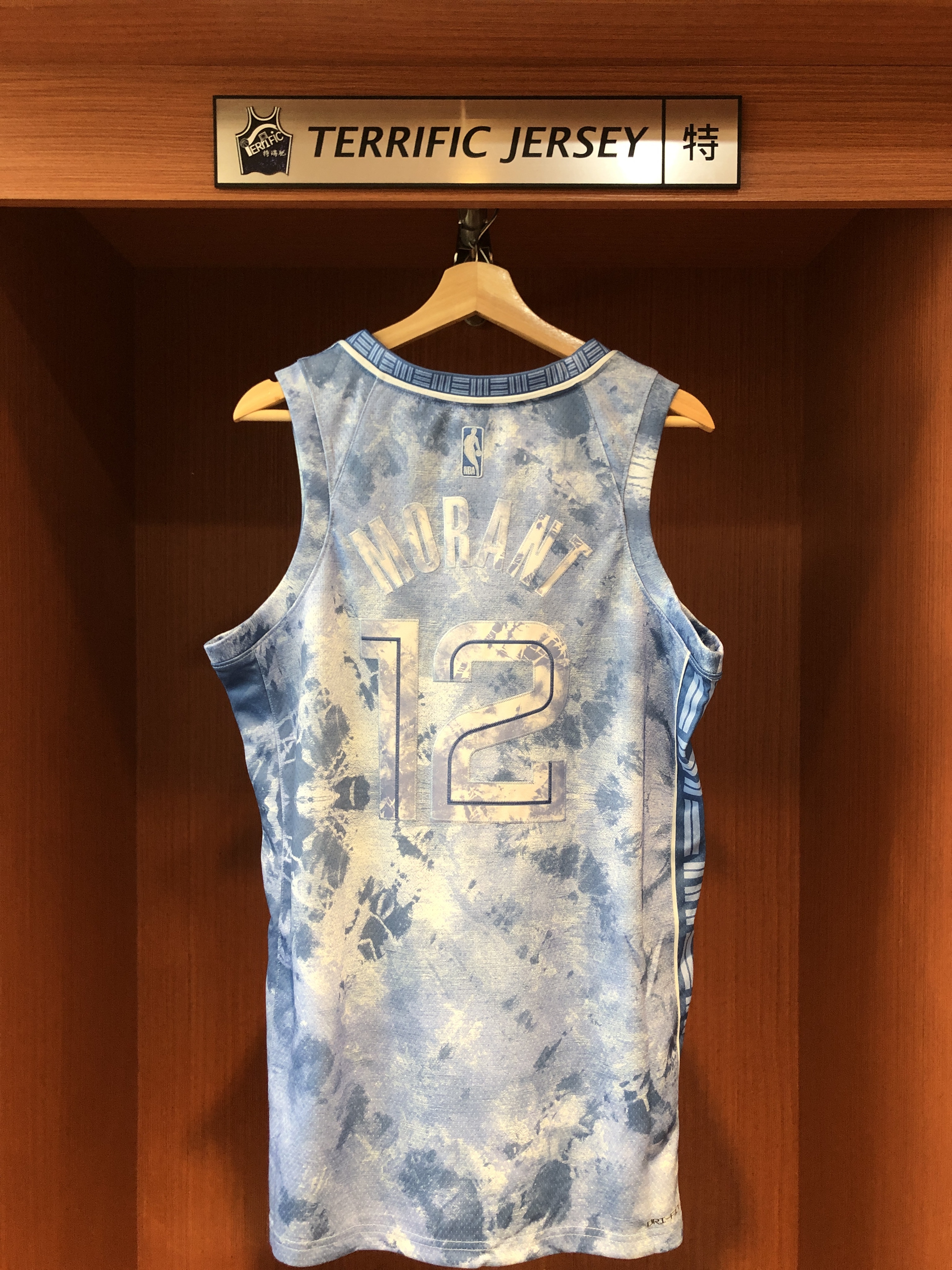 NBA球衣 Ja Morant 曼菲斯灰熊 MVP黑 水藍大理石 Select Nike Swingman 球迷版 電繡 全新