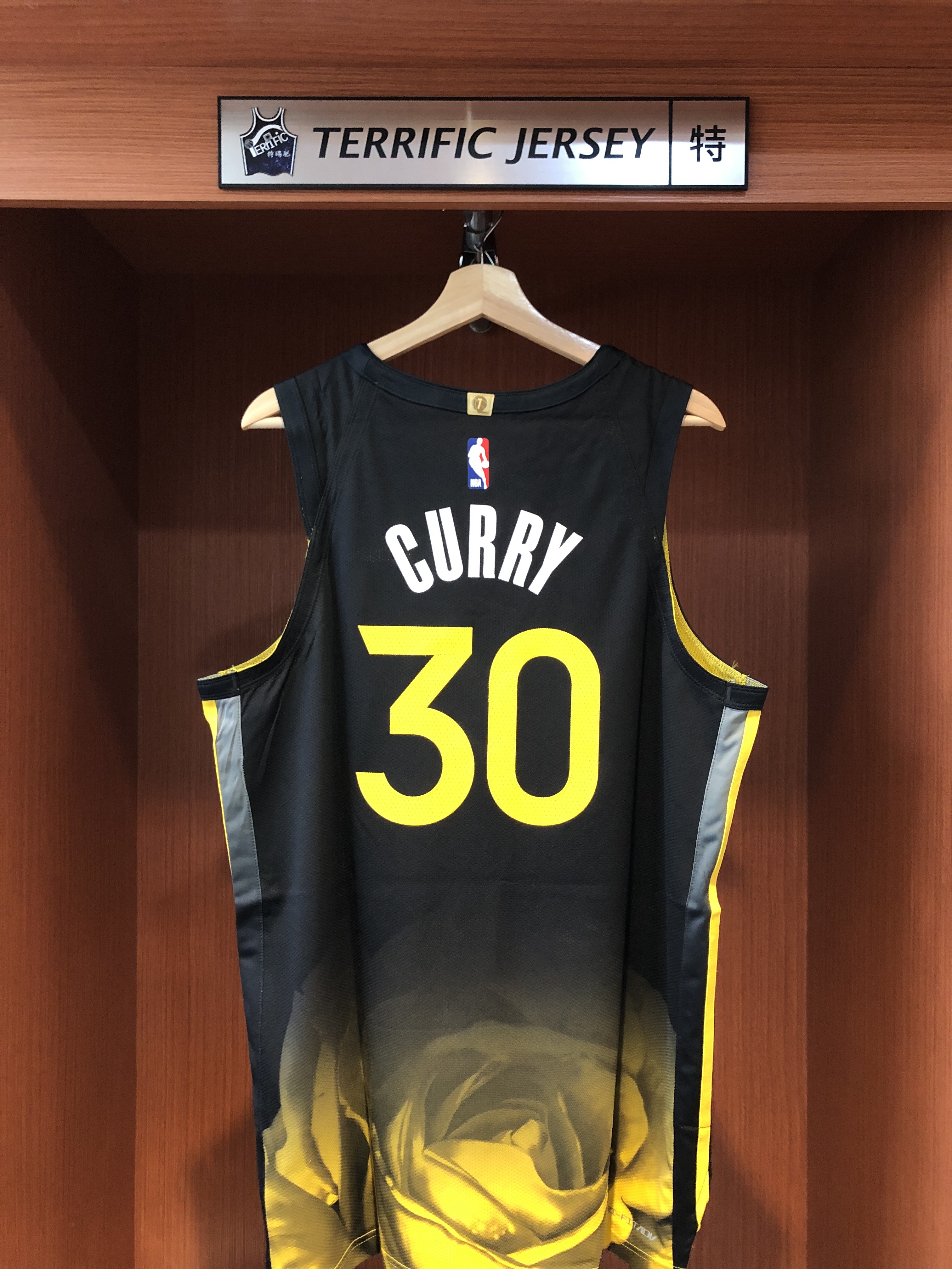 NBA球衣 Stephen Curry 金州勇士城市 City Nike Authentic 球員版 電繡 全新