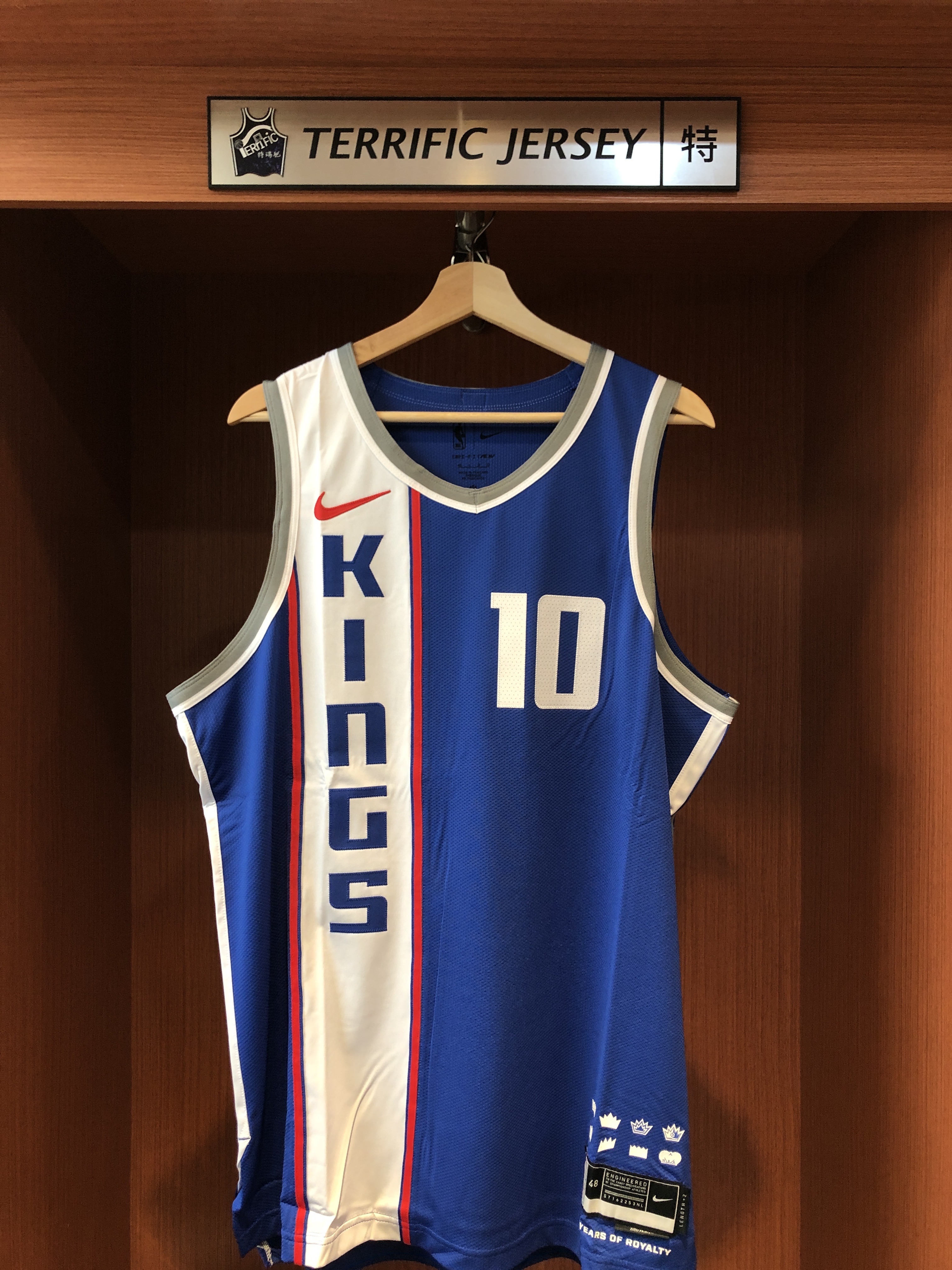 NBA球衣 Domantas Sabonis 沙加緬度國王城市 City Nike Authentic 球員版 電繡 全新