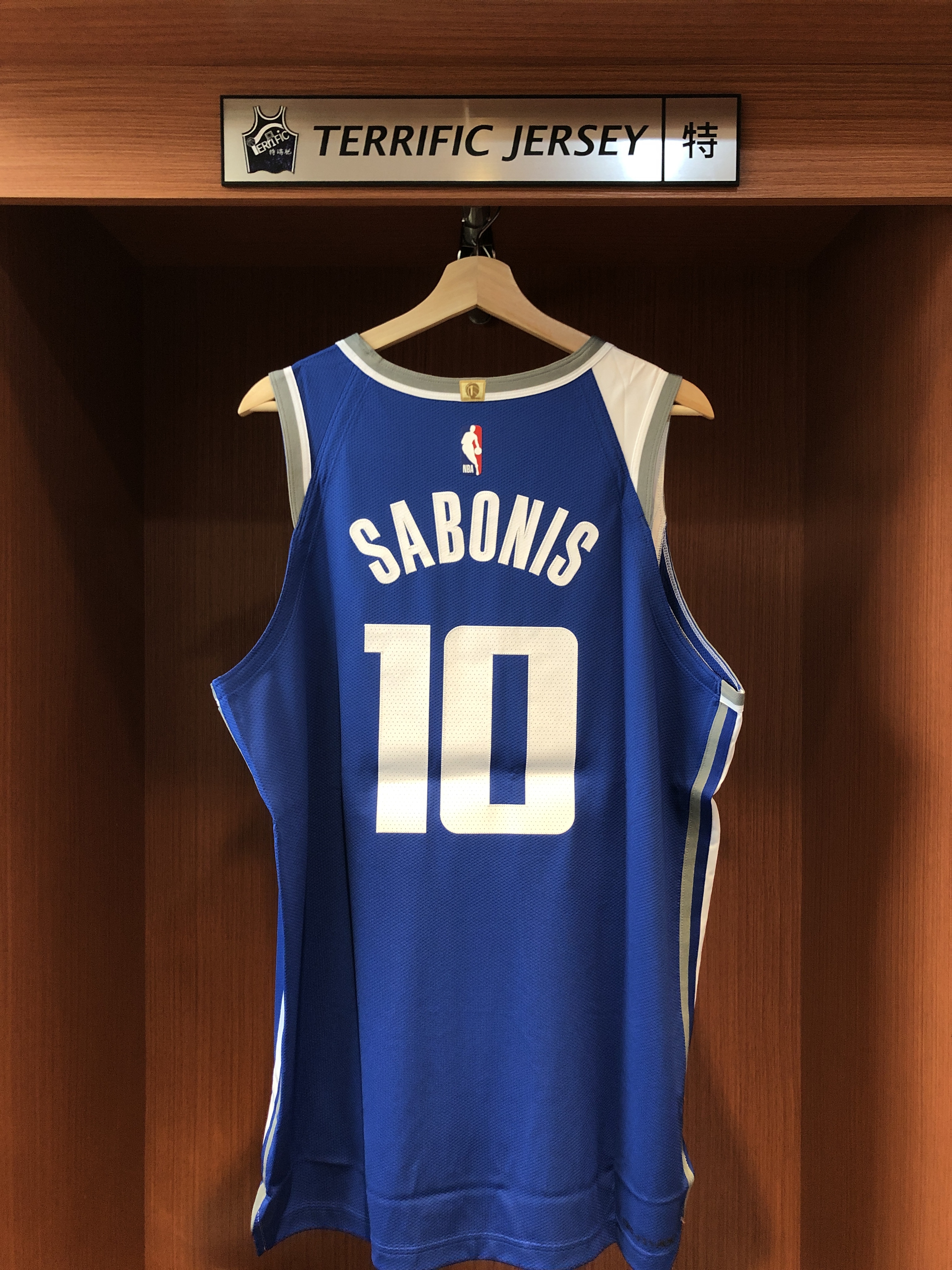 NBA球衣 Domantas Sabonis 沙加緬度國王城市 City Nike Authentic 球員版 電繡 全新