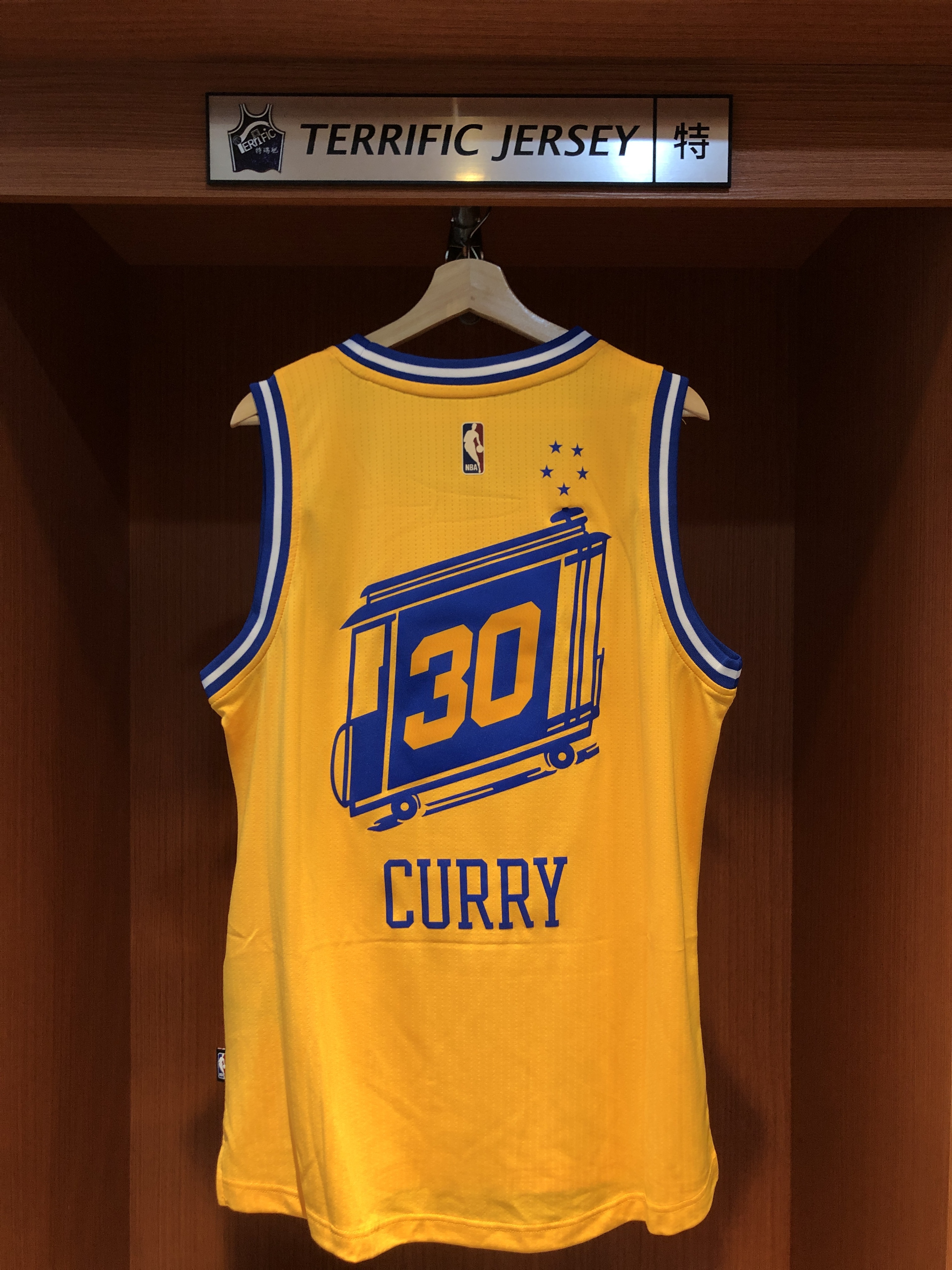 NBA球衣 Stephen Curry 金州勇士 復古黃 黃大橋 Adidas Swingman 球迷版 熱轉印 全新