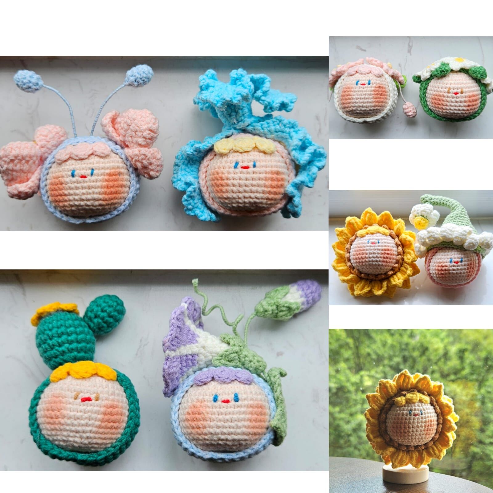 泰國夜市編織花團子擺設 (T6 T674)