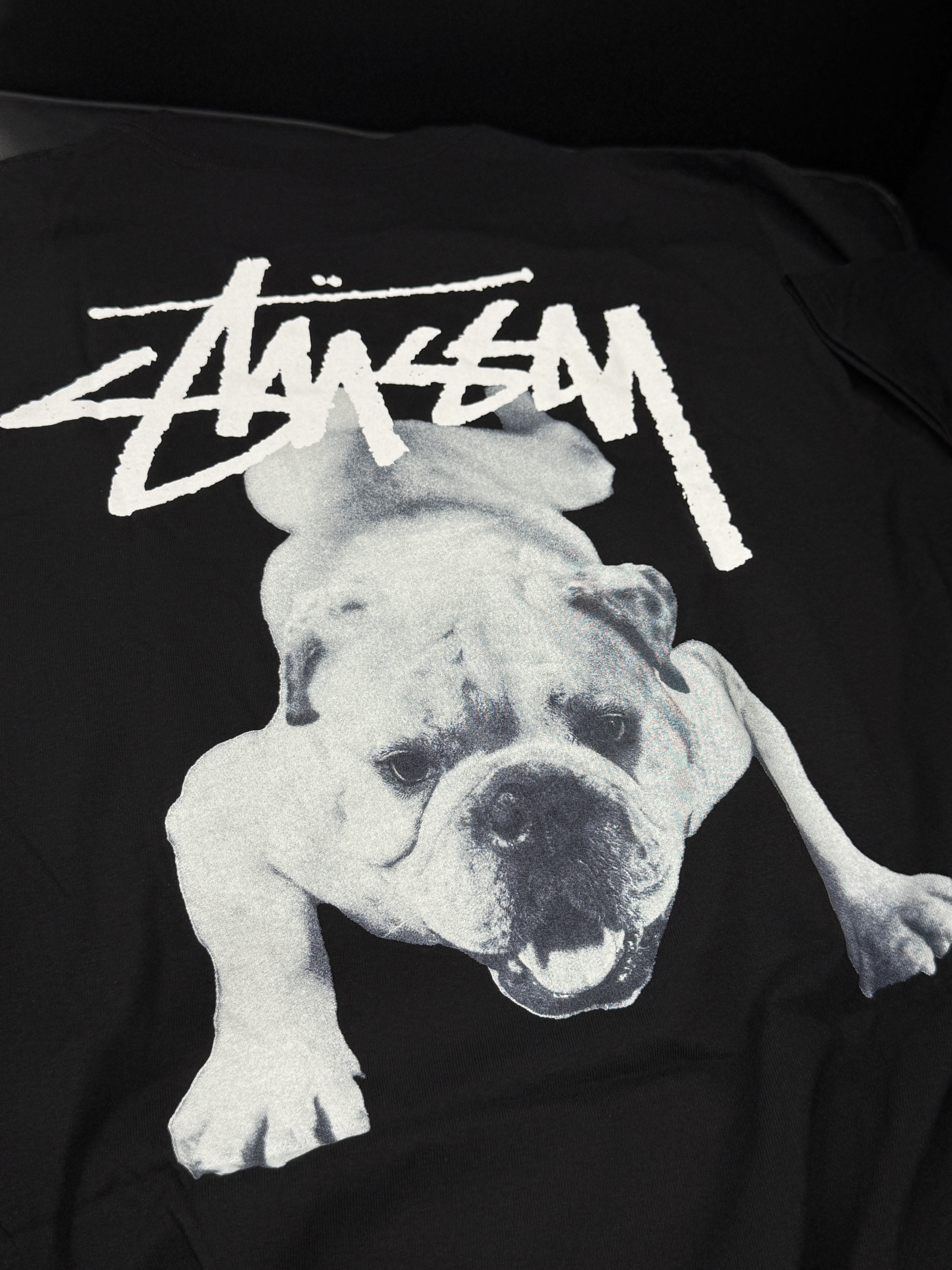25SS STUSSY STOCK DOG TEE 鬥牛犬短tee 1905159