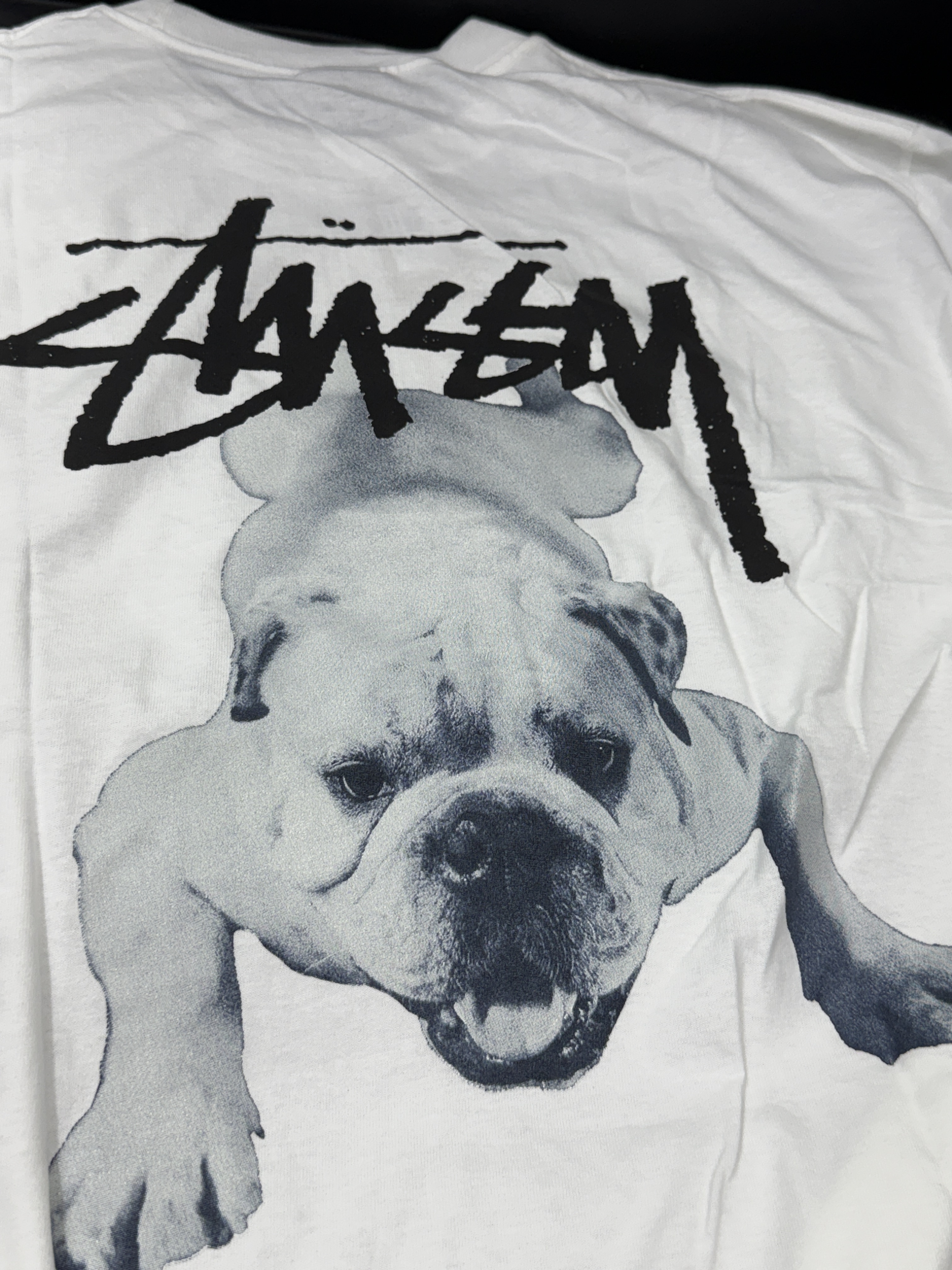 25SS STUSSY STOCK DOG TEE 鬥牛犬短tee 1905159