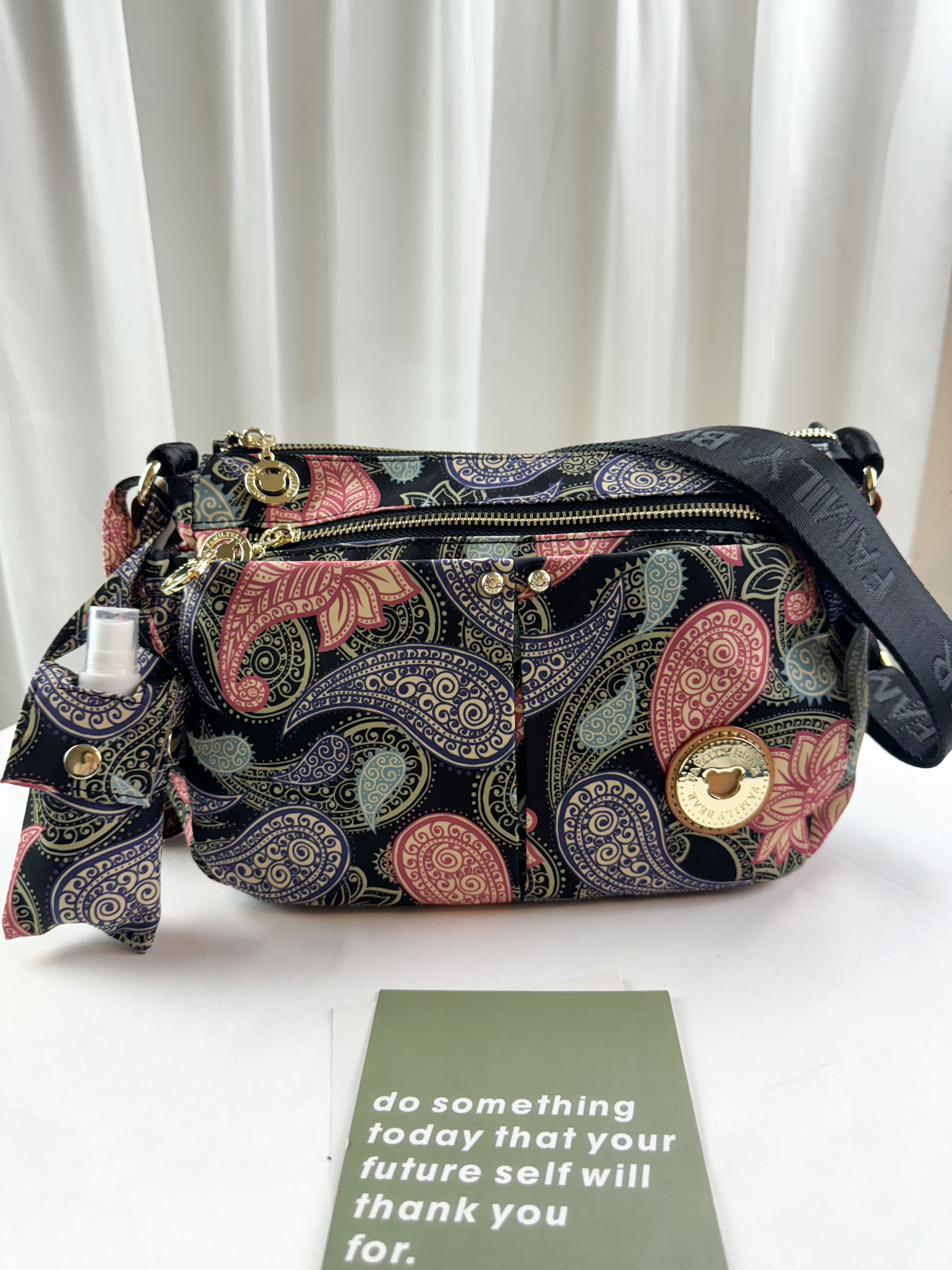 FamilyBear 變形蟲防潑水側背包  #2806