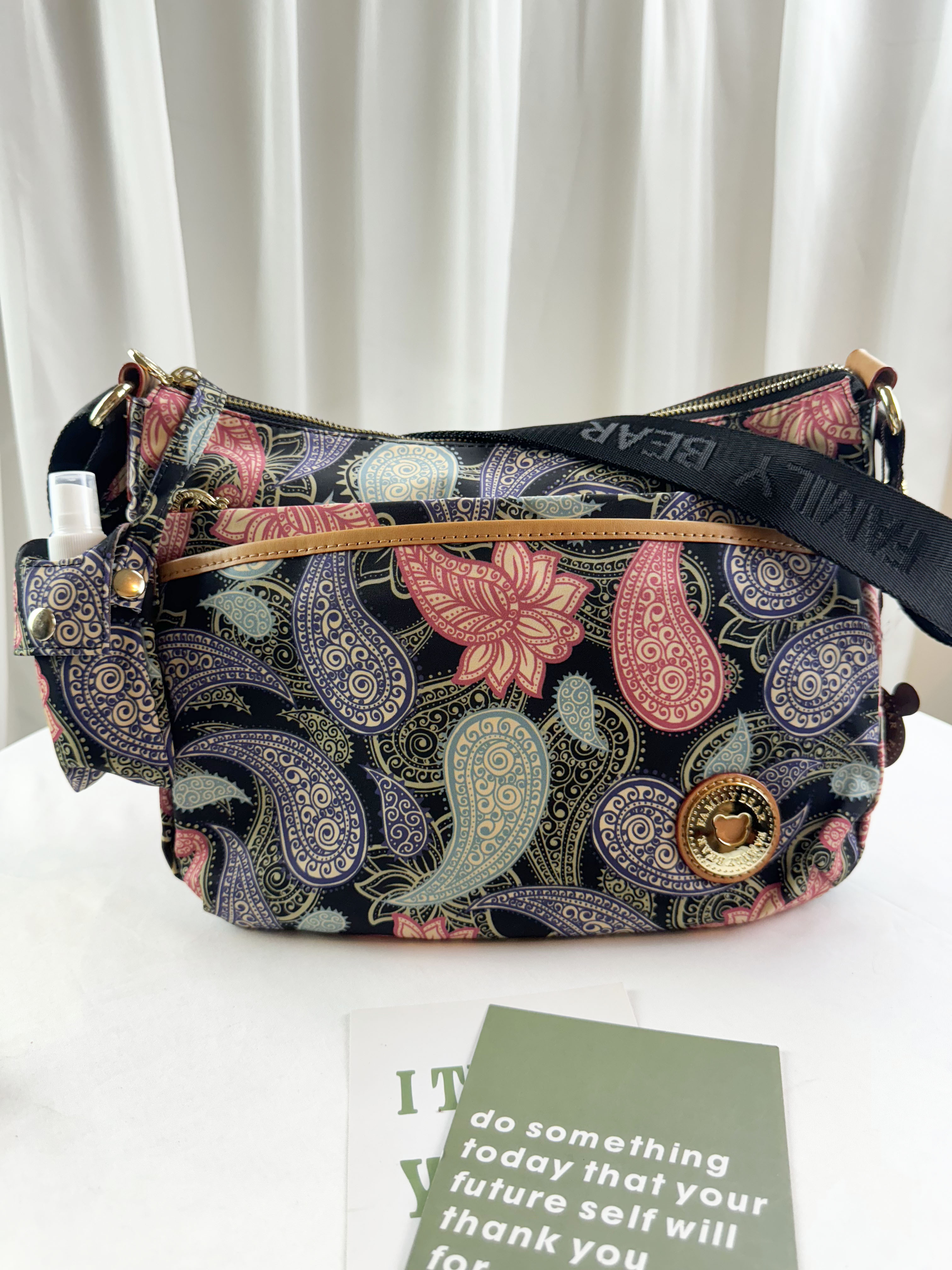 FamilyBear 變形蟲防潑水側背包   #2638