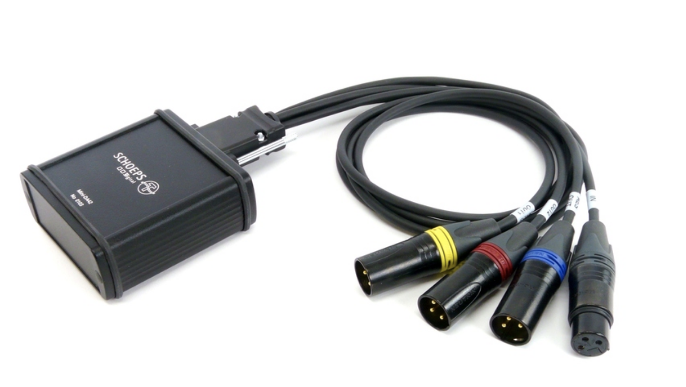 Schoeps Mini-DA42 AES42 Powering Box with digital and analog outputs