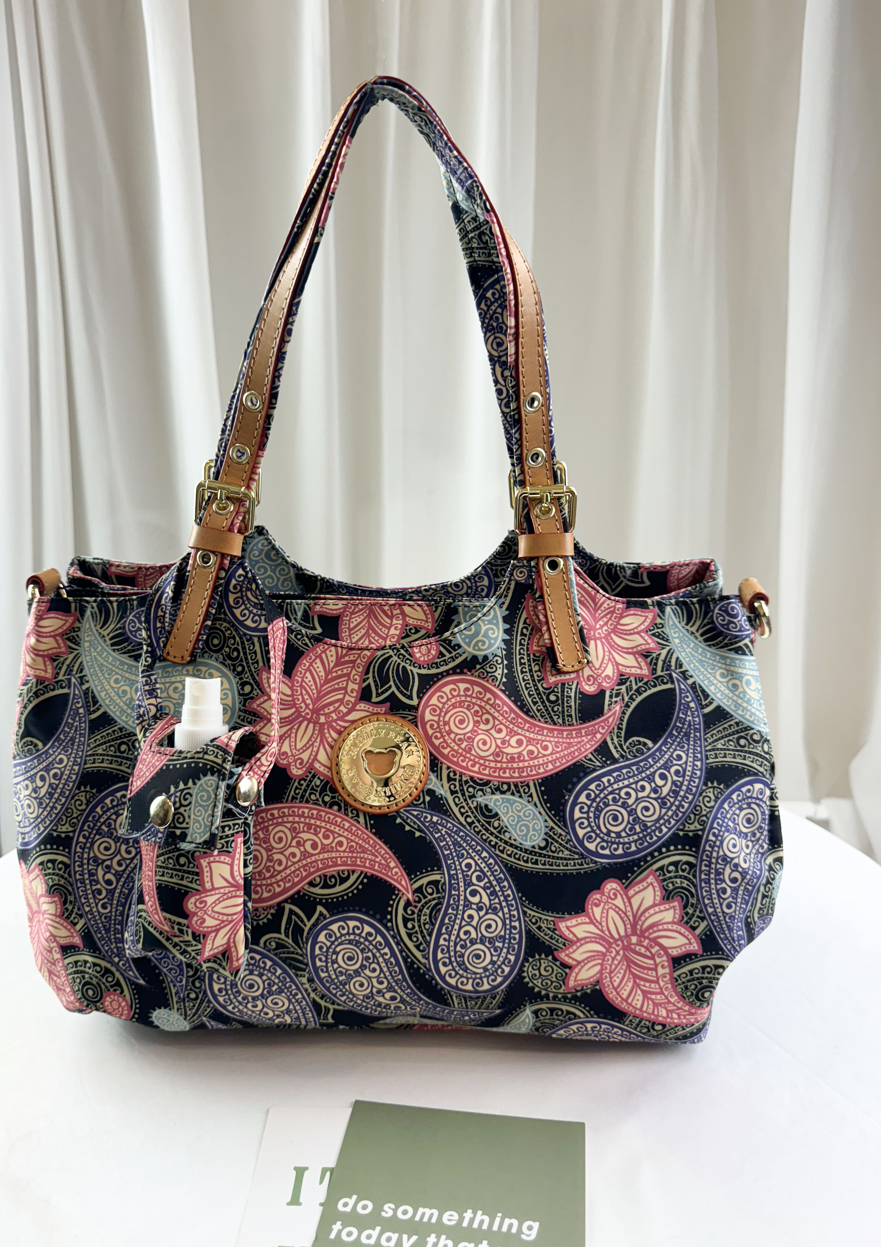 FamilyBear 變形蟲防潑水手提包 / 側背包   #2809