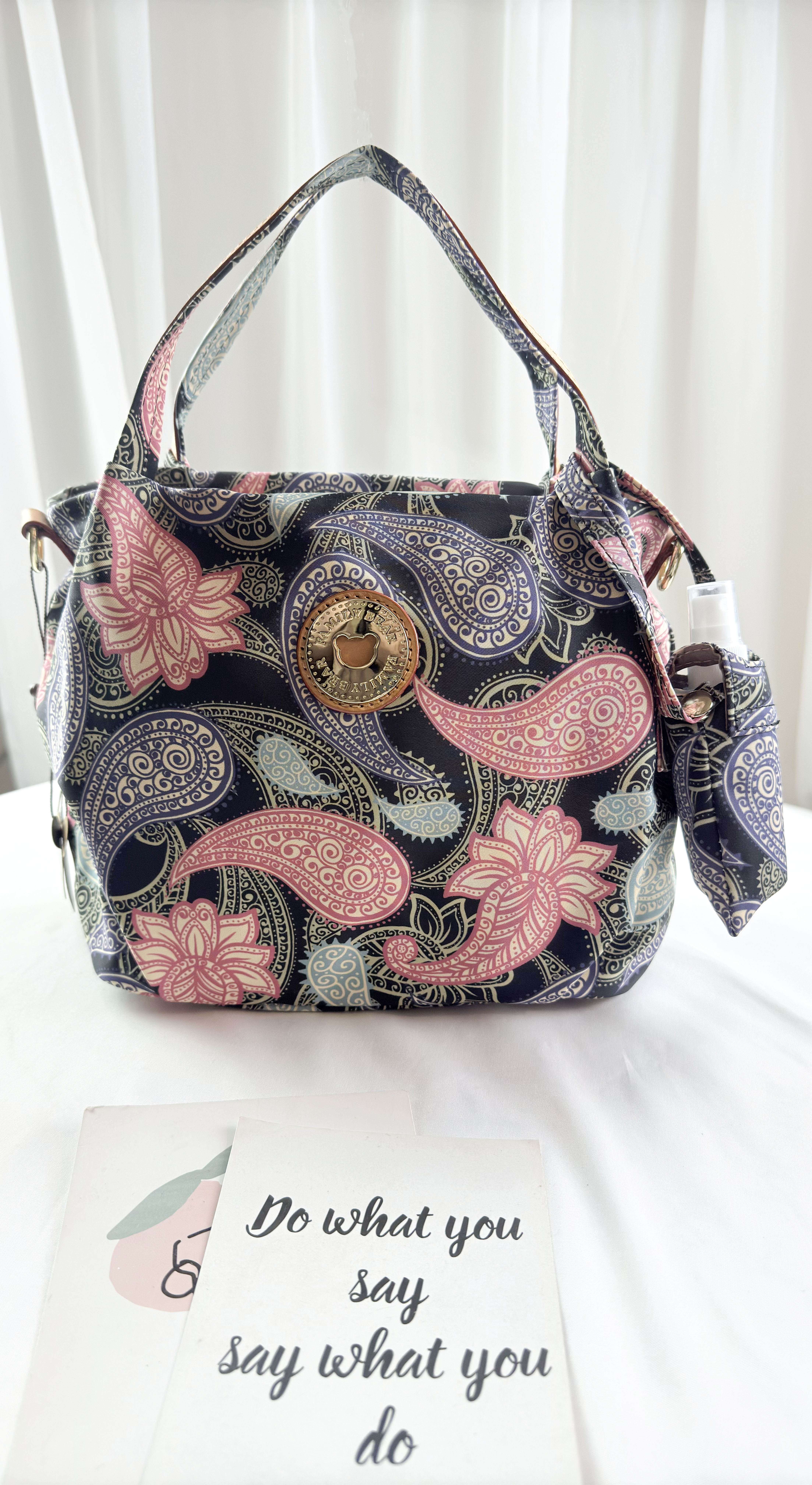 FamilyBear 變形蟲防潑水手提包 / 側背包 #2808