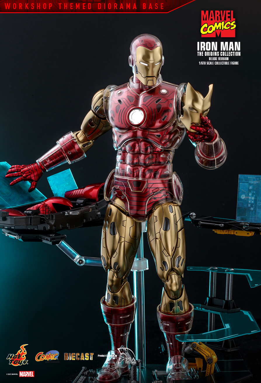 Iron Man The Origins Collection Deluxe Version 1/6th Scale Collectible Figure CMS08D38