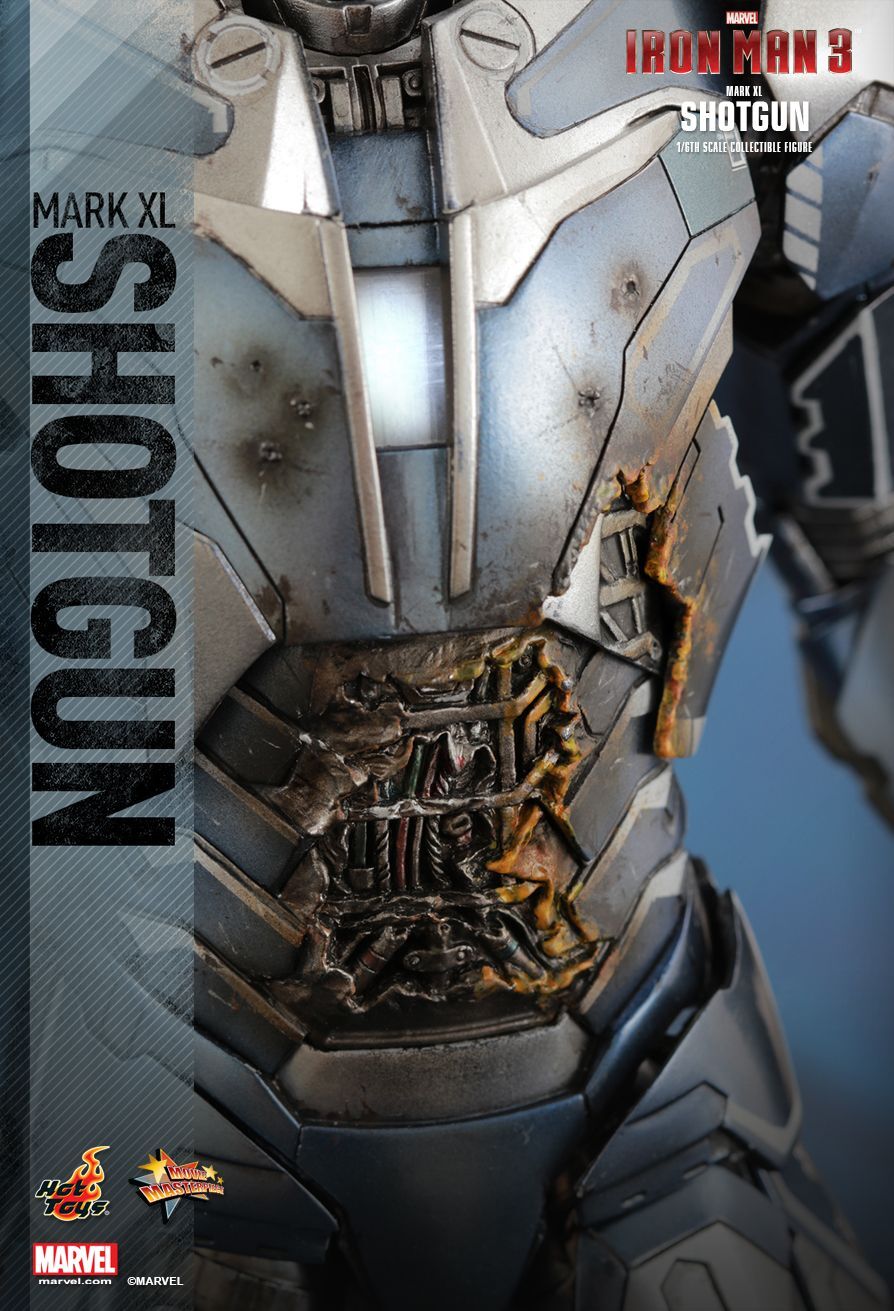 Ironman 3 Mark XL Shotgun w/ Bonus Part 1/6th Scale Collectible Figure MMS309