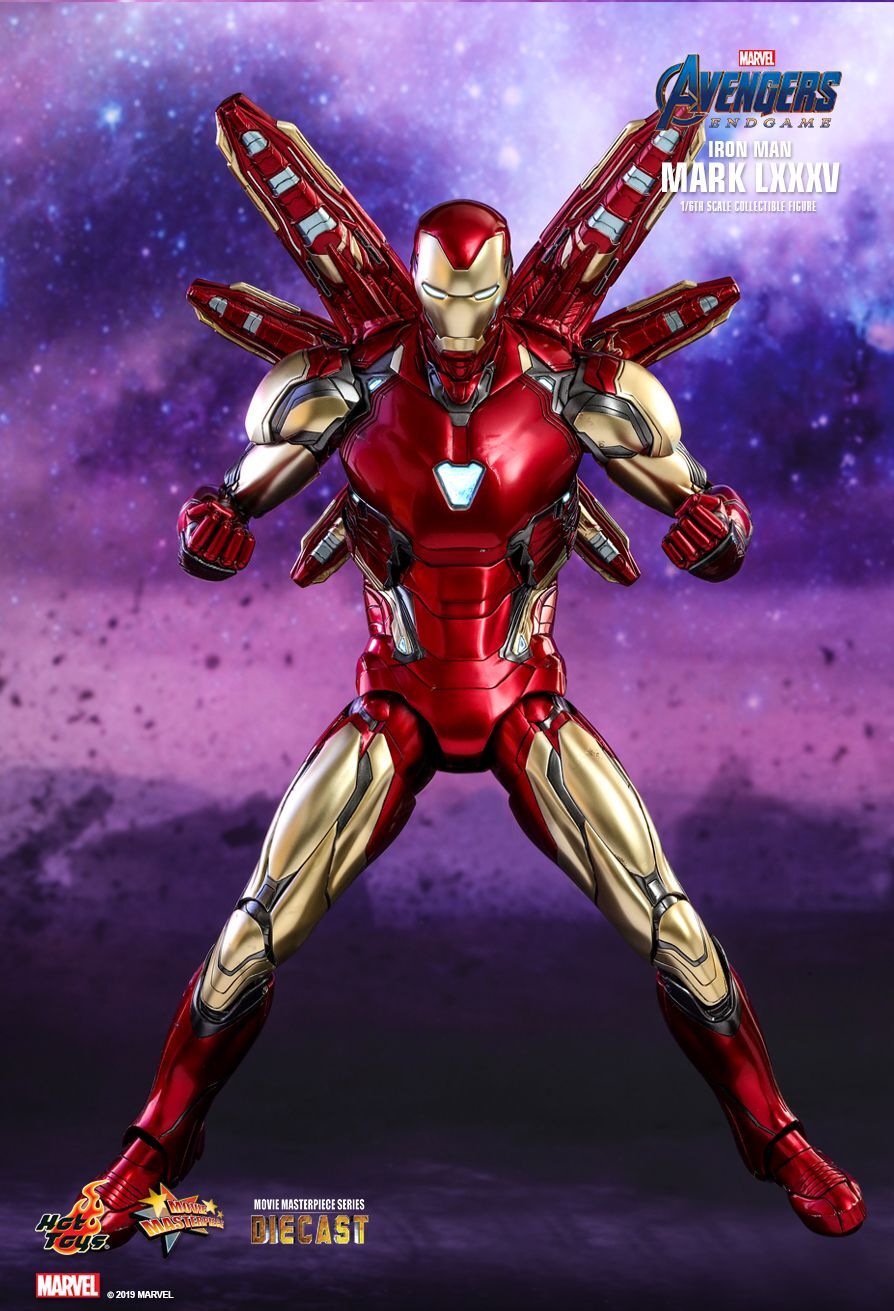 Avengers End Game Iron Man Mark LXXXV 1/6th Scale Collectible Figure MMS528D30