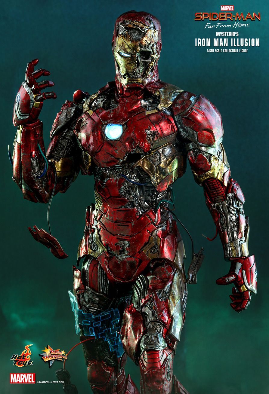 Spider-Man Far From Home Mysterio’s Iron Man Illusion 1/6th Scale Collectible Figure MMS580