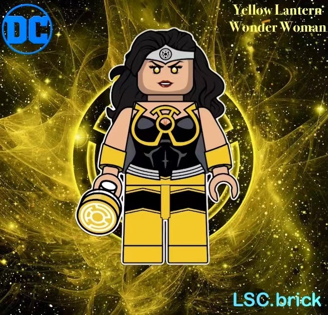 [LSC Brick][pREORDER] Yellow Lantern  - Wonder Woman [PADprinted]