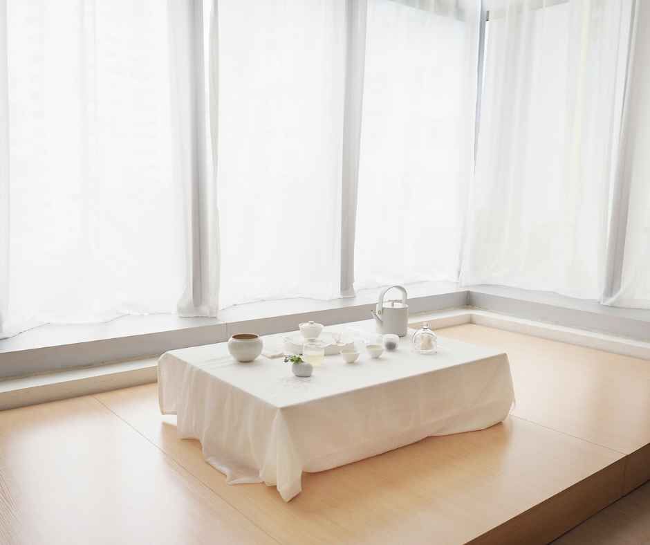 中級茶藝師課程學生嚴子欣的茶席設計作品 — 瑜茶舍